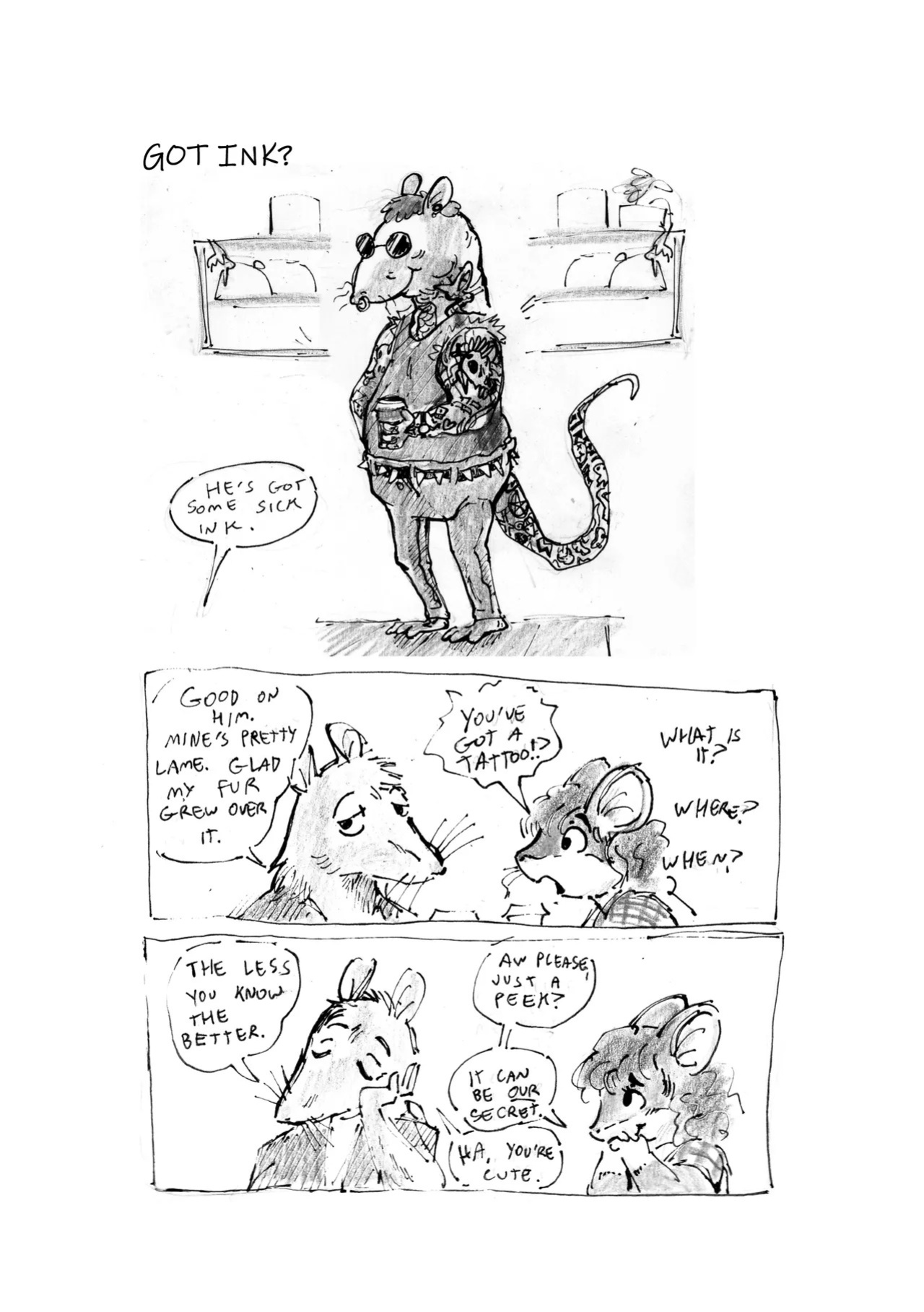 [Bedupolker] From Under the Aspen Grove (A Mouseworld Comic Compilation)