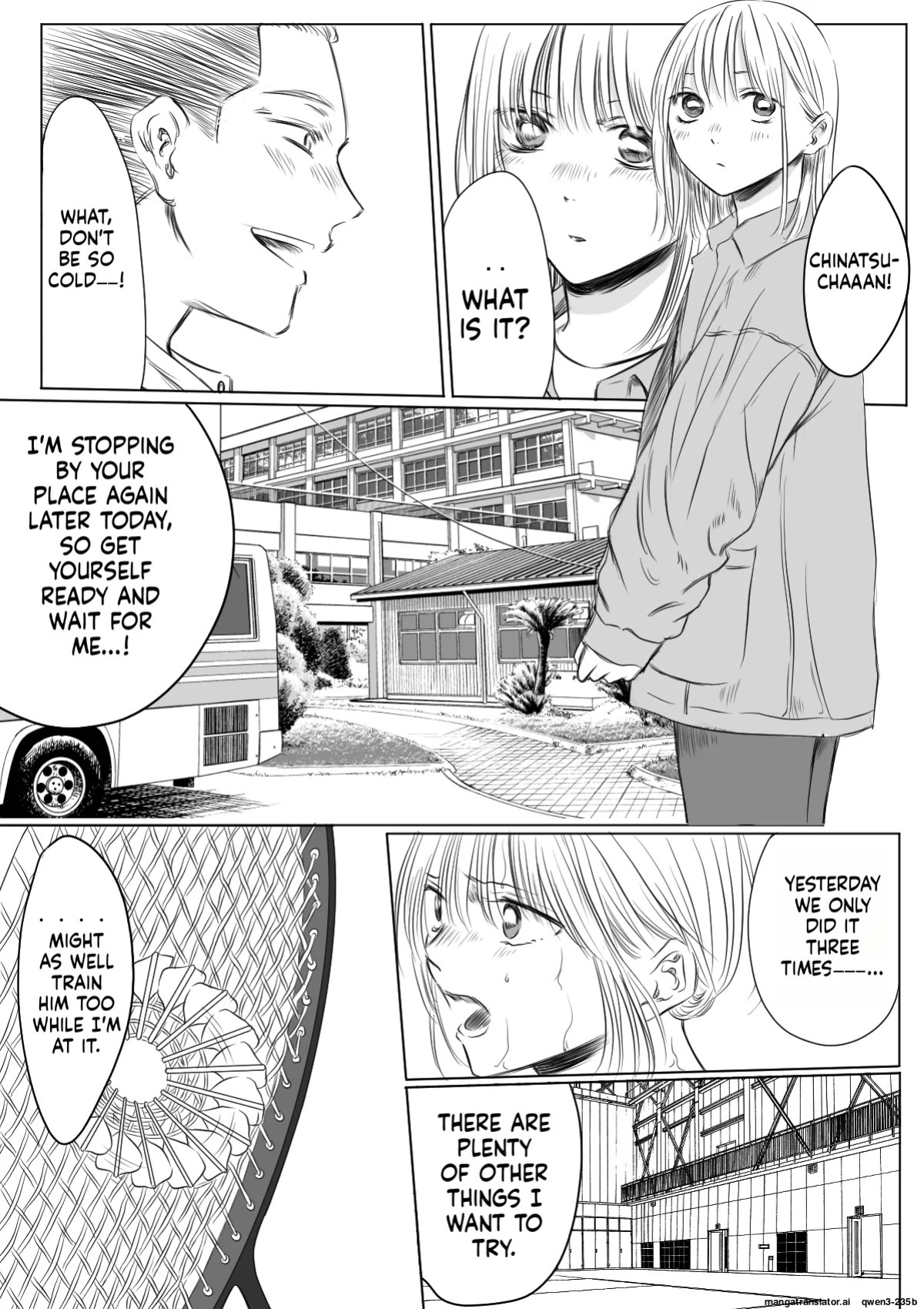 [Haintsu] (NTR) (WIP) (ENG) Chinatsu & Iozaki – Part One