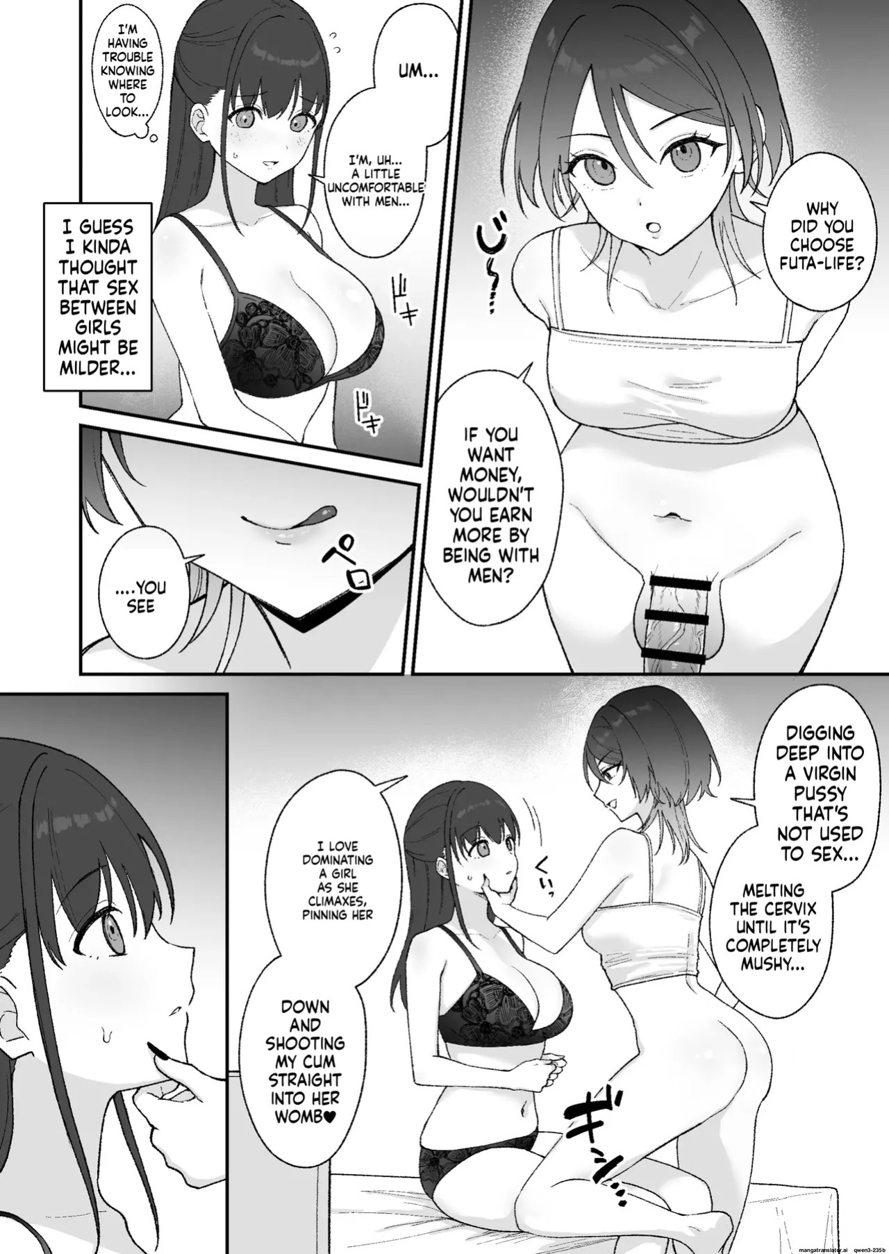 [Ginger Lily] Oho-goe Koubi Do-hamari Onee-san ~Futanari Joshi Daisei Senyou Koki Ana~ (Big-mouthed, addicted to sex - a cock hole exclusively for futanari female college students -) [English]