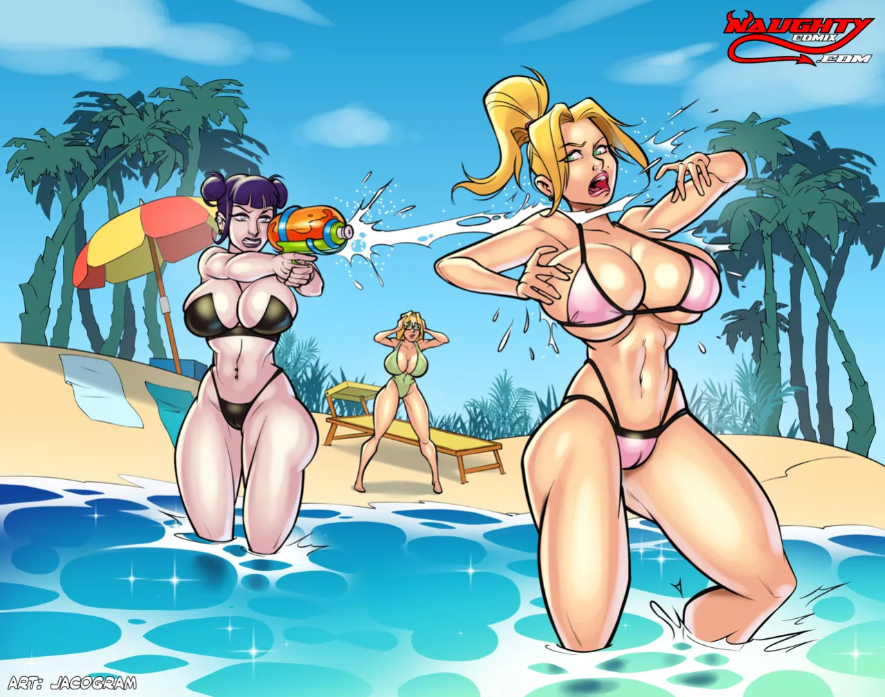 [NaughtyComix (Penerotic) Eva vs Evil #1-3 [ongoing]