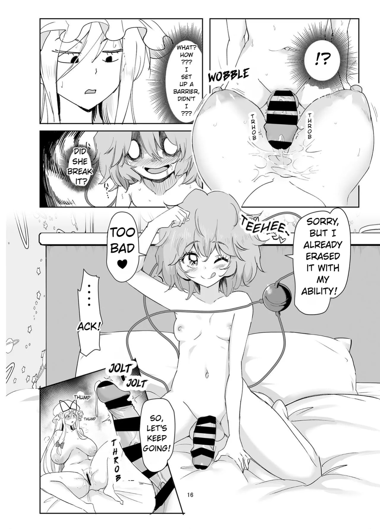 [Donut Ike (Hasunoue Baitsu)] Muishiki ni Muriyari ni | subconsciously and forcefully (Touhou Project) [English] [Digital]