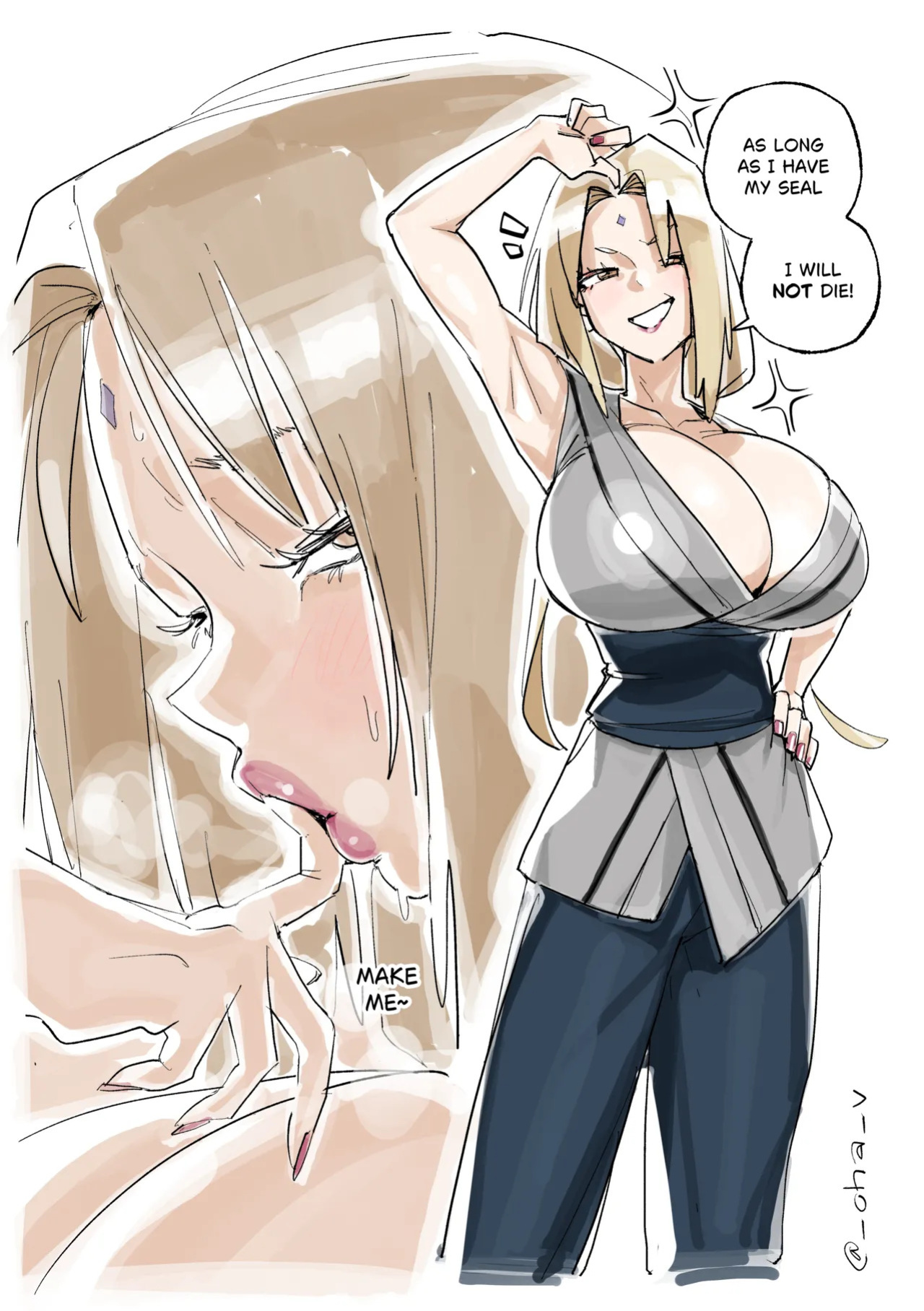 [ohkohaku] May Tsunade (Naruto) [Japanese, English]