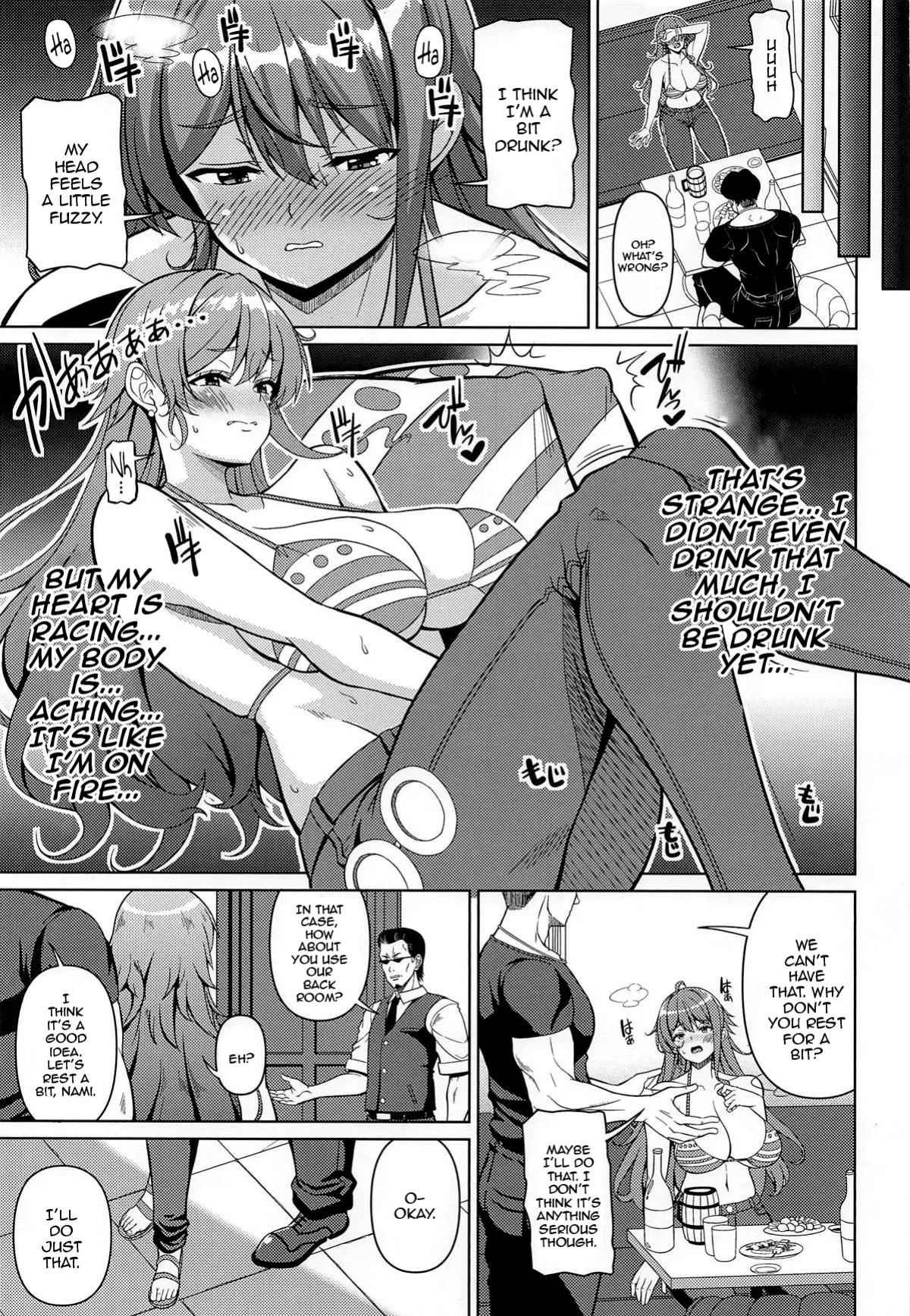 [BRAVE HEART petit] Kaizoku Kyounyuu - Utage | The Big Breasted Pirate and The Feast (One Piece) [English] {Doujins.com}