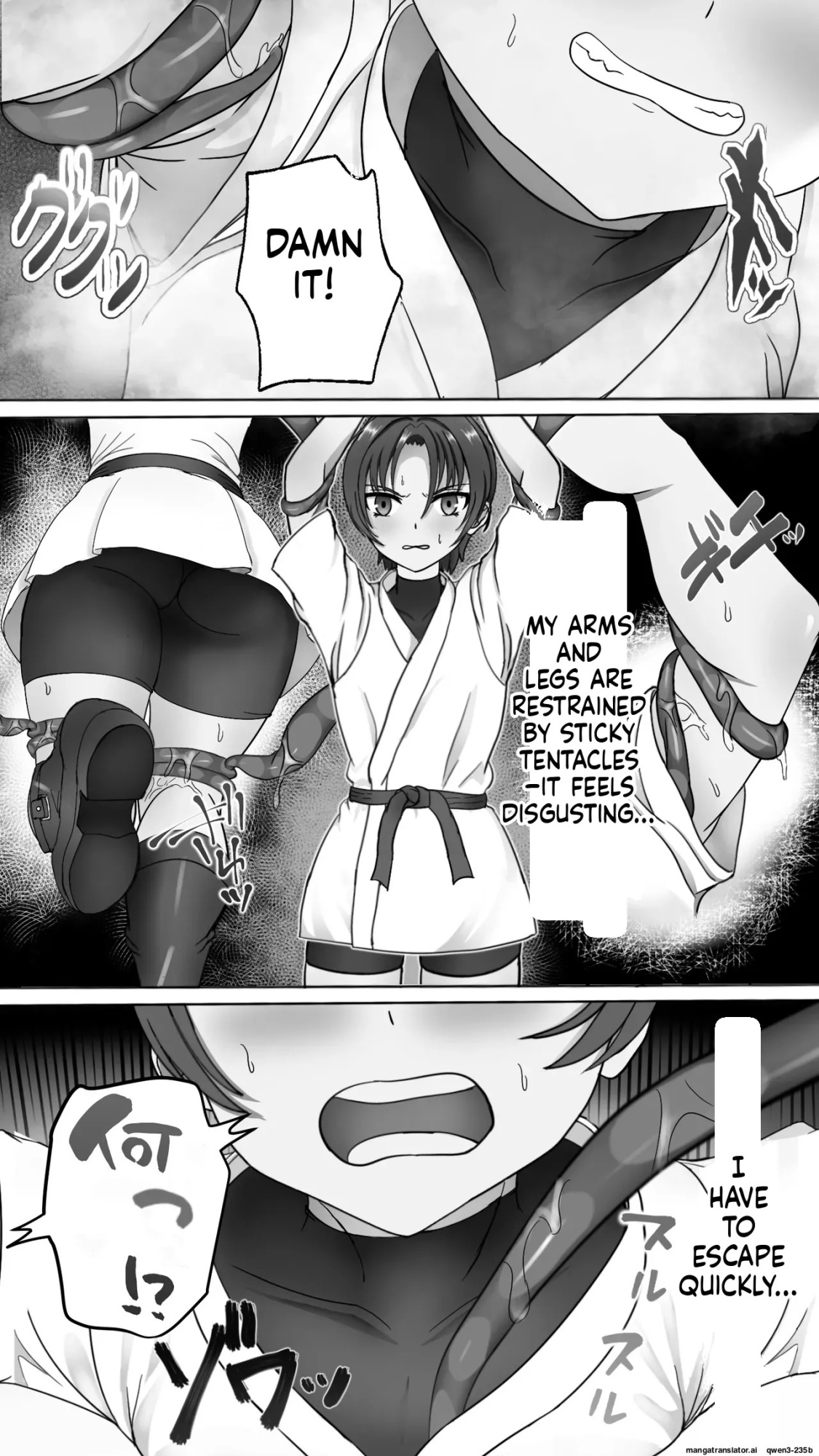 [Haitokutekina anahoriusagi] Shokusyu ni haiboku ! Kakutou musume chikubi iki & naedoko ka (SCANMTL)