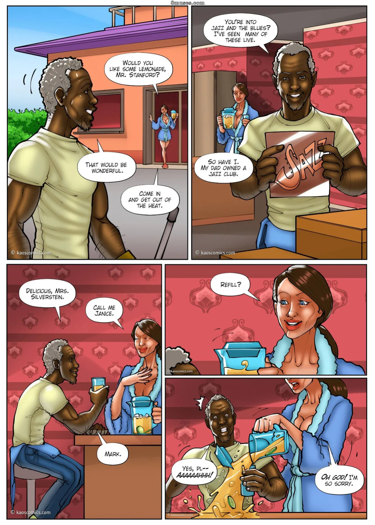 [Kaos] The Wife And The Black Gardeners (Full Comic)