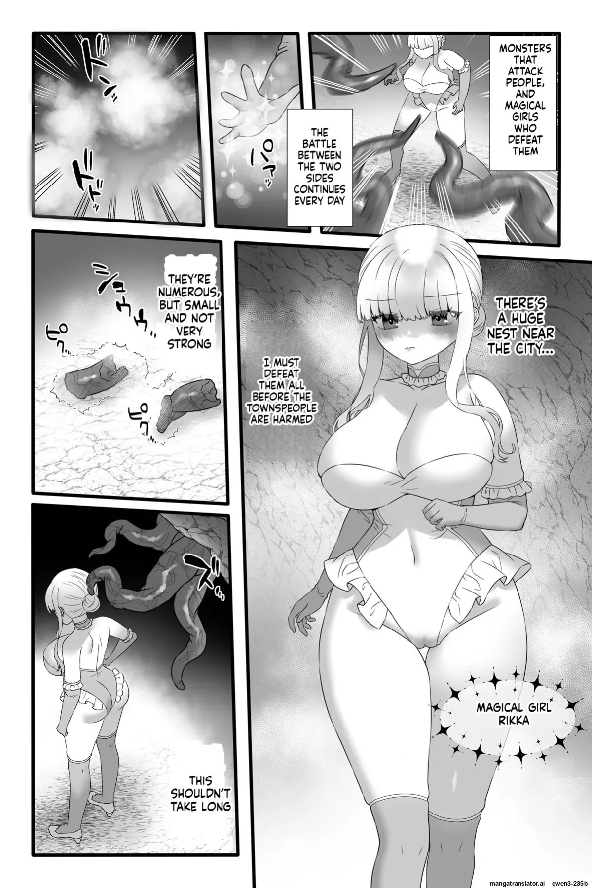 [Sayoyuri Hako (Sayoyuri)] Mahou Shoujo Akushoku 5 ~Futanari Kaizou Maryoku Sakusei~ | Magical Girl Akushoku 5 ~Hermaphrodite Transformation: Magical Energy Extraction~ [English] [SCANMTL]