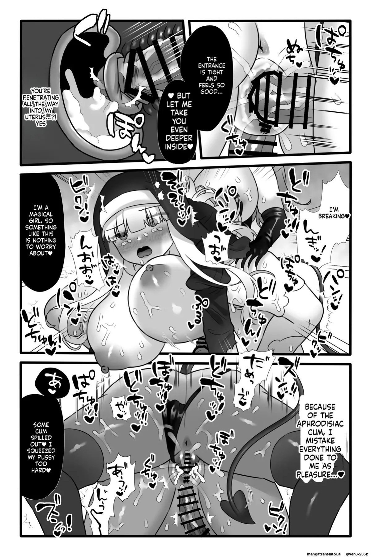[Sayoyuri Hako (Sayoyuri)] Mahou Shoujo Akushoku 4 ~Futanari Kaizou Inmaka Choukyou~ [English] [SCANMTL]