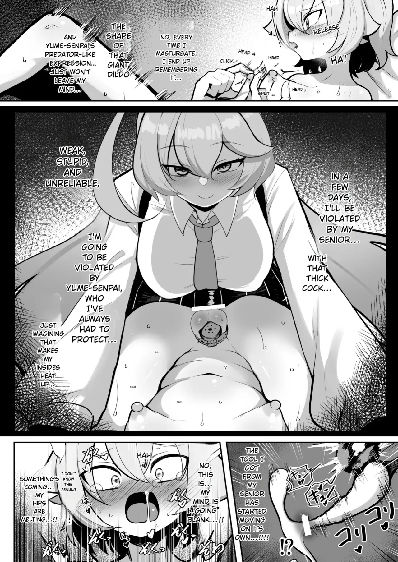 [Kumasan Renpou (Kumasan)] Futanari Maso Hoshino-chan VS Do-S Yume Senpai (Blue Archive)(MTL)(English)