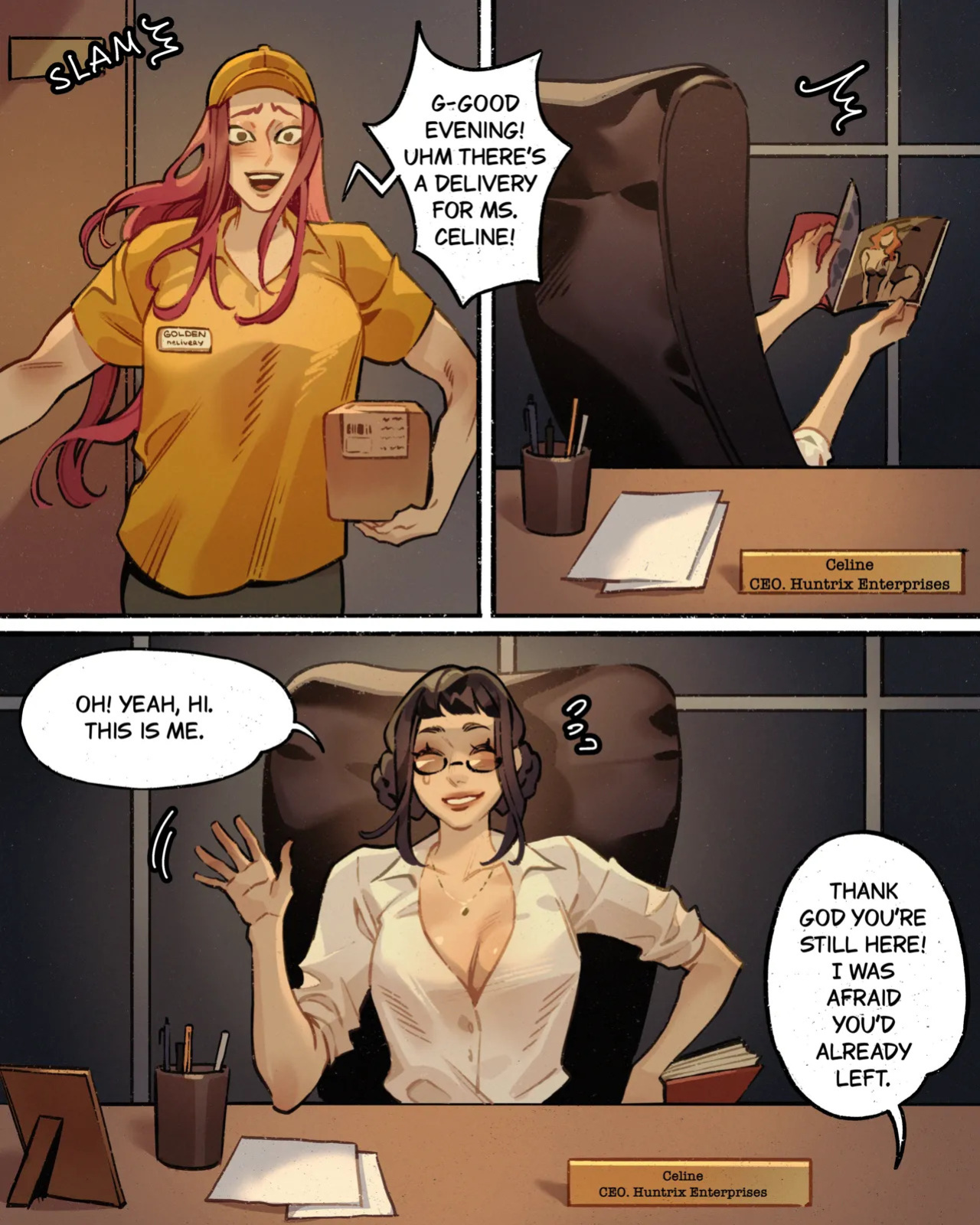 [ahageao] Zoemira Office AU Comic (ONGOING)
