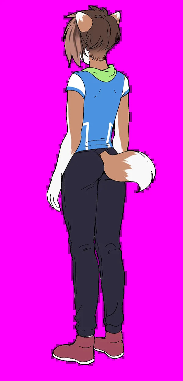 [Tokifuji] [The Poundry] Outside the Box Visual Novel game dialogue portrait and standing sprites