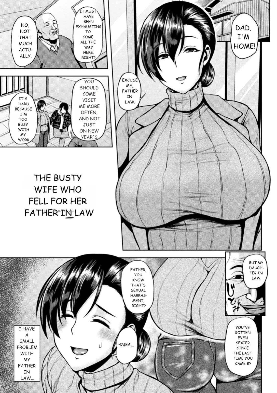 The busty wife who fell for her father in law