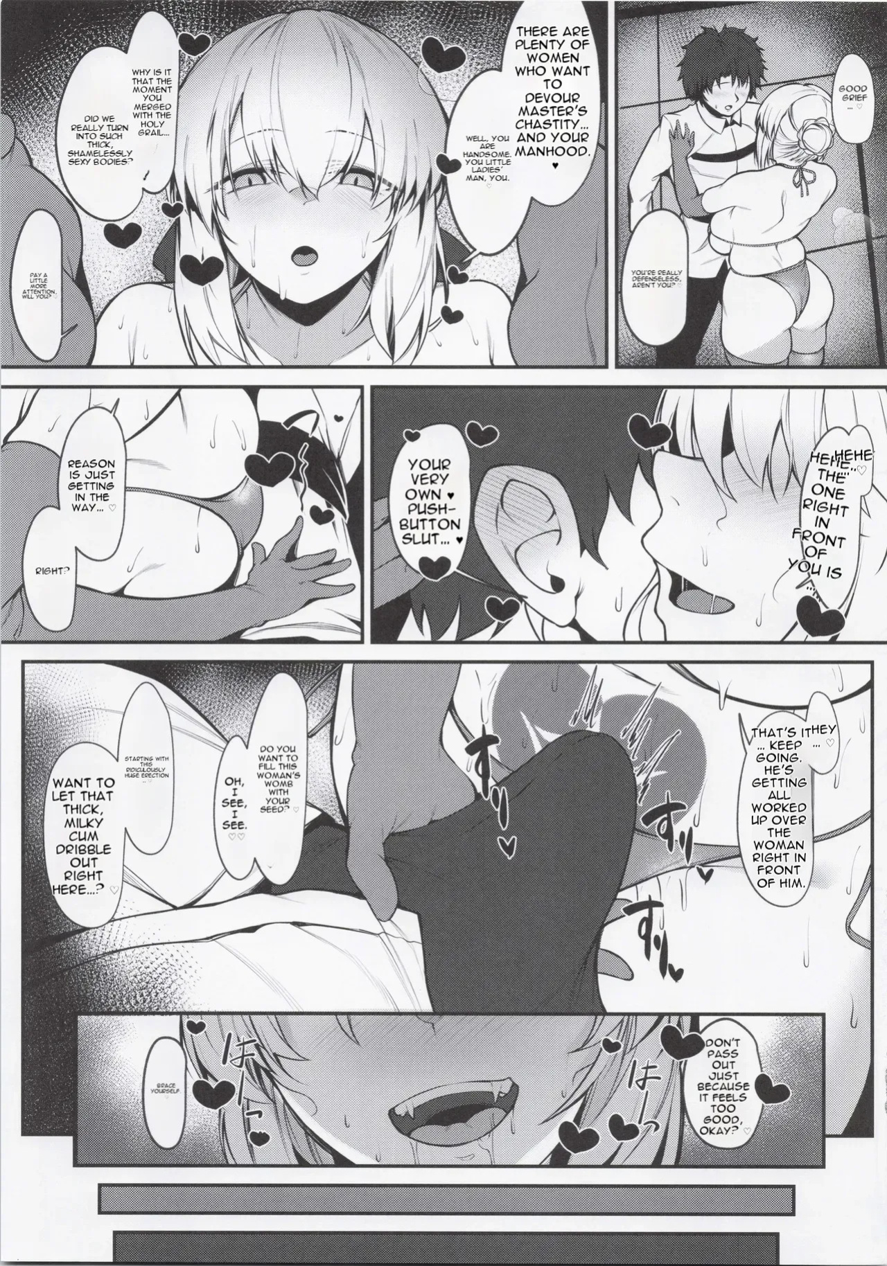 (C105) [ZENTANGLE (Hirasawa Zen)] Master Senzoku Dosukebe Oppai Seishori Servant (Fate/Grand Order) [English]