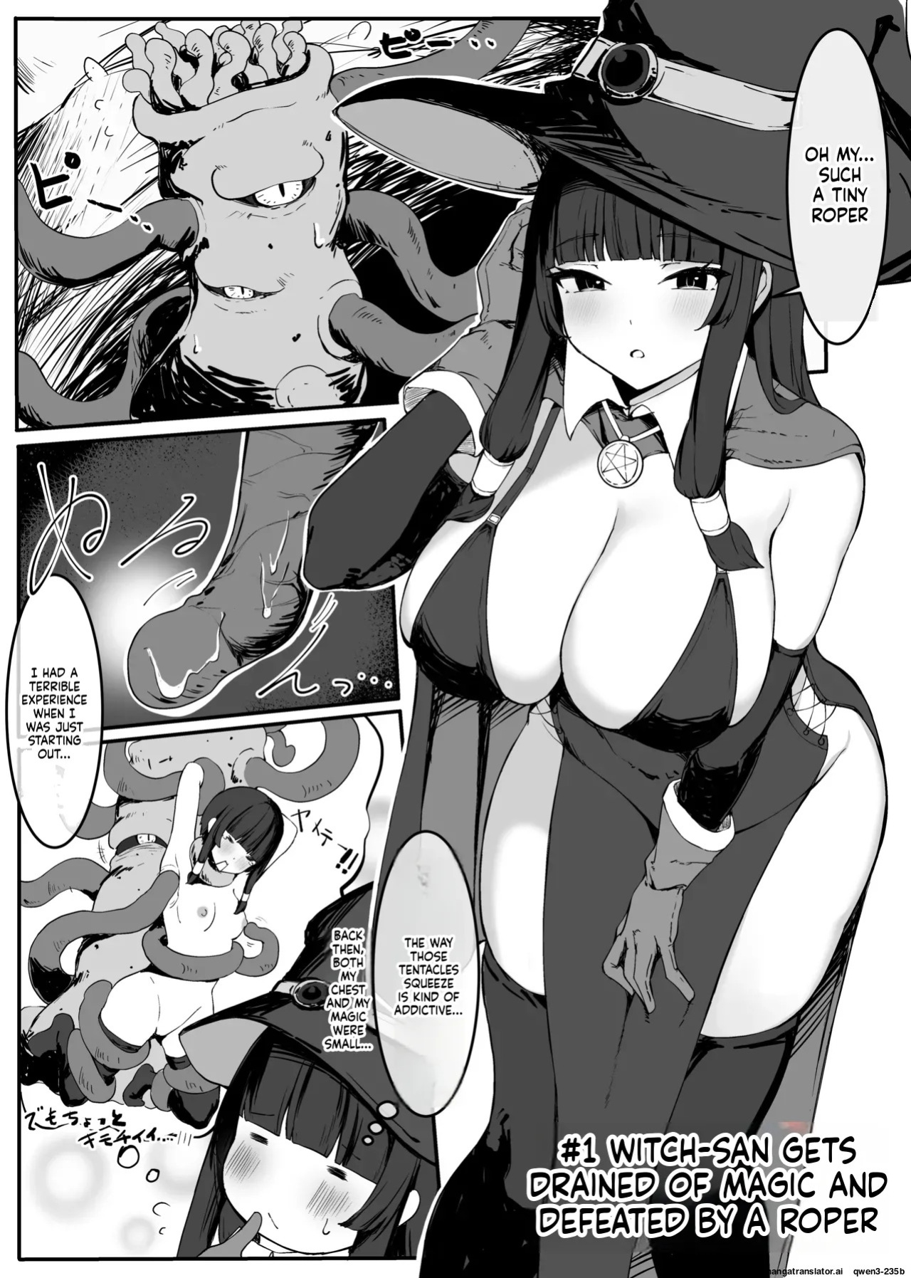 [Omochi no Mochiya (Numamochi)] Saikyou Witch ga Zako Monster-tachi ni Haiboku Suru Hanashi [English] [SCANMTL]