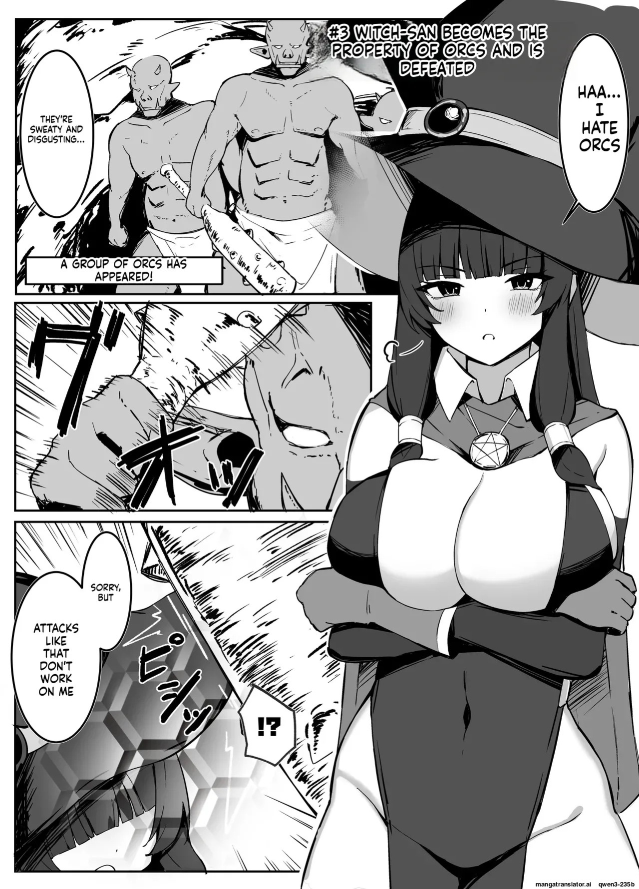 [Omochi no Mochiya (Numamochi)] Saikyou Witch ga Zako Monster-tachi ni Haiboku Suru Hanashi [English] [SCANMTL]