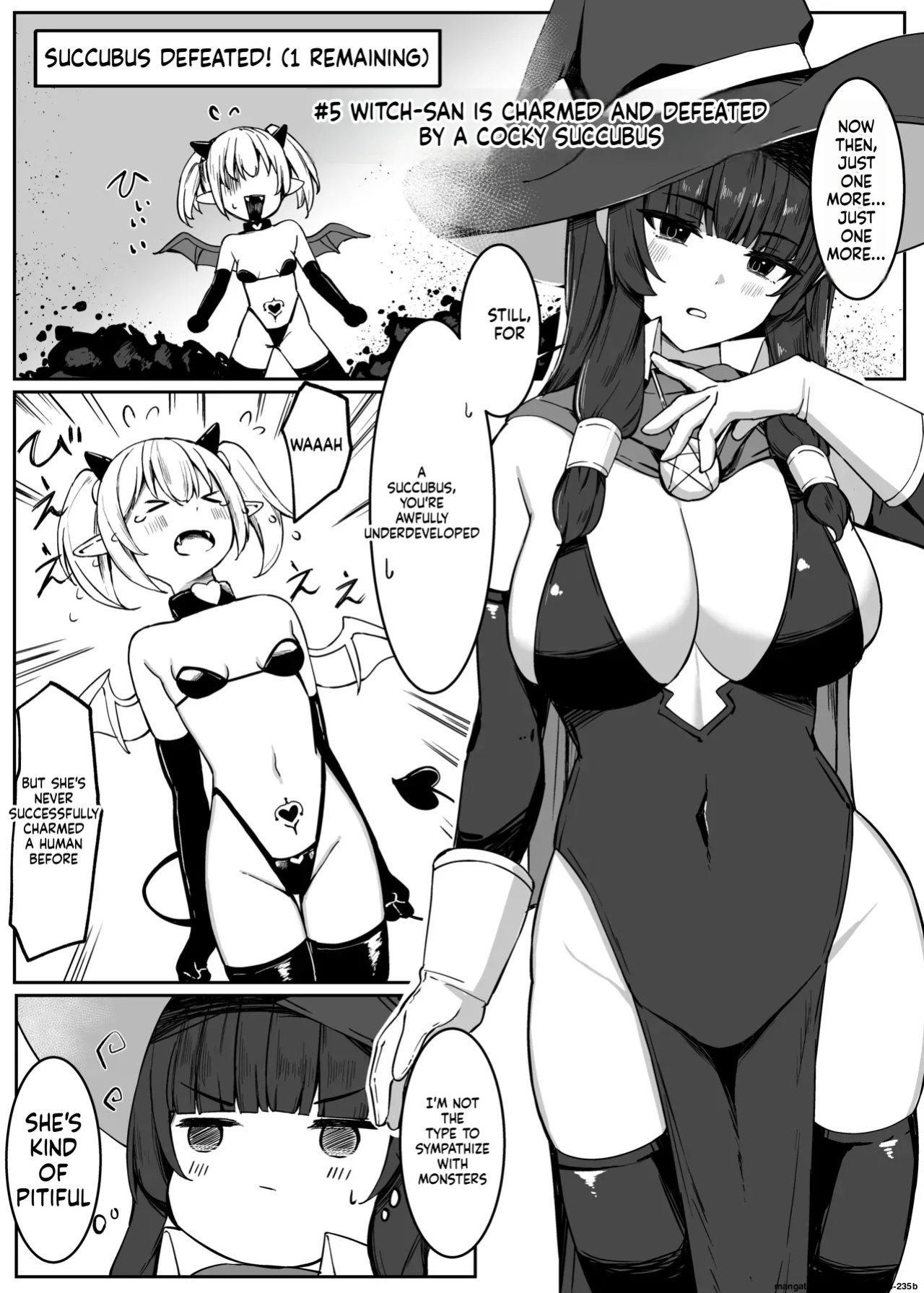 [Omochi no Mochiya (Numamochi)] Saikyou Witch ga Zako Monster-tachi ni Haiboku Suru Hanashi [English] [SCANMTL]