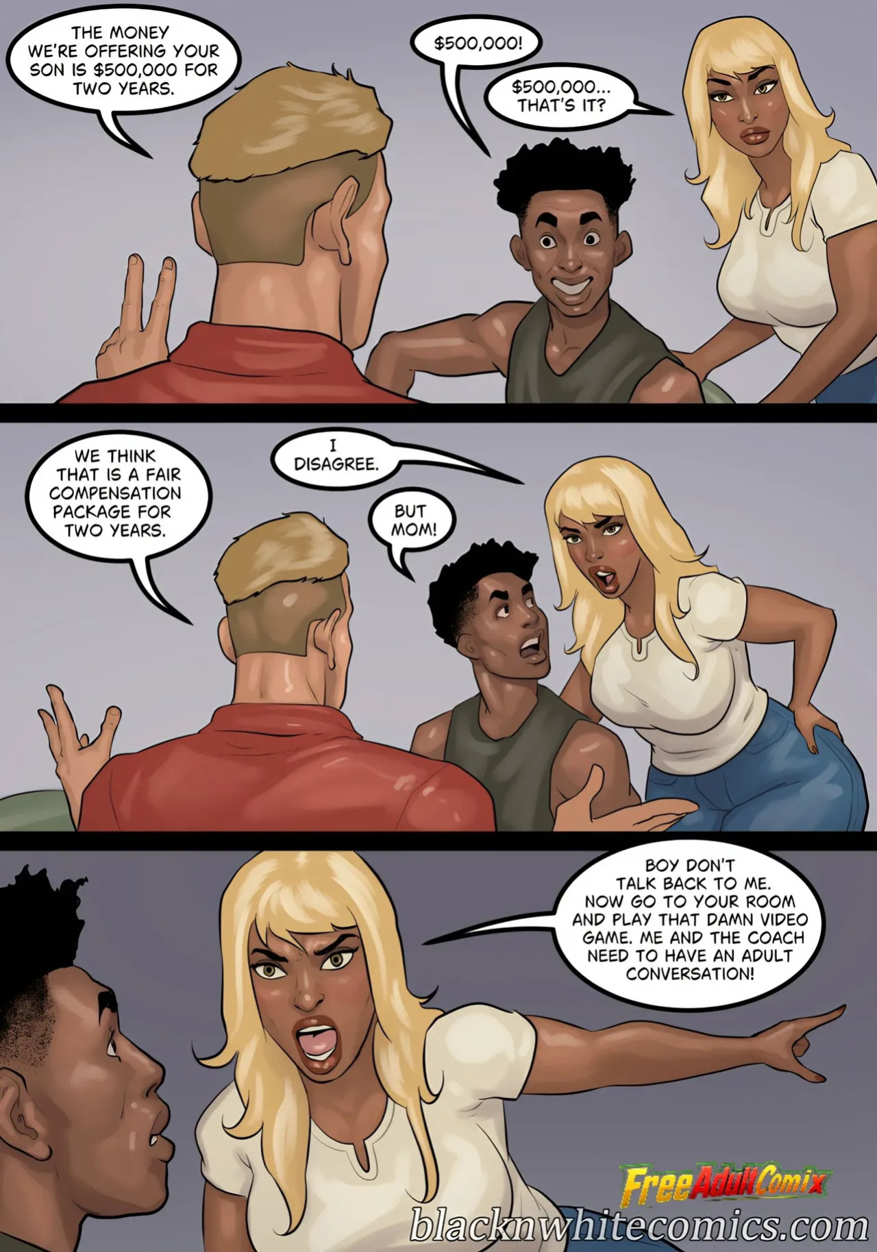 The Recruit (blacknwhitecomics)