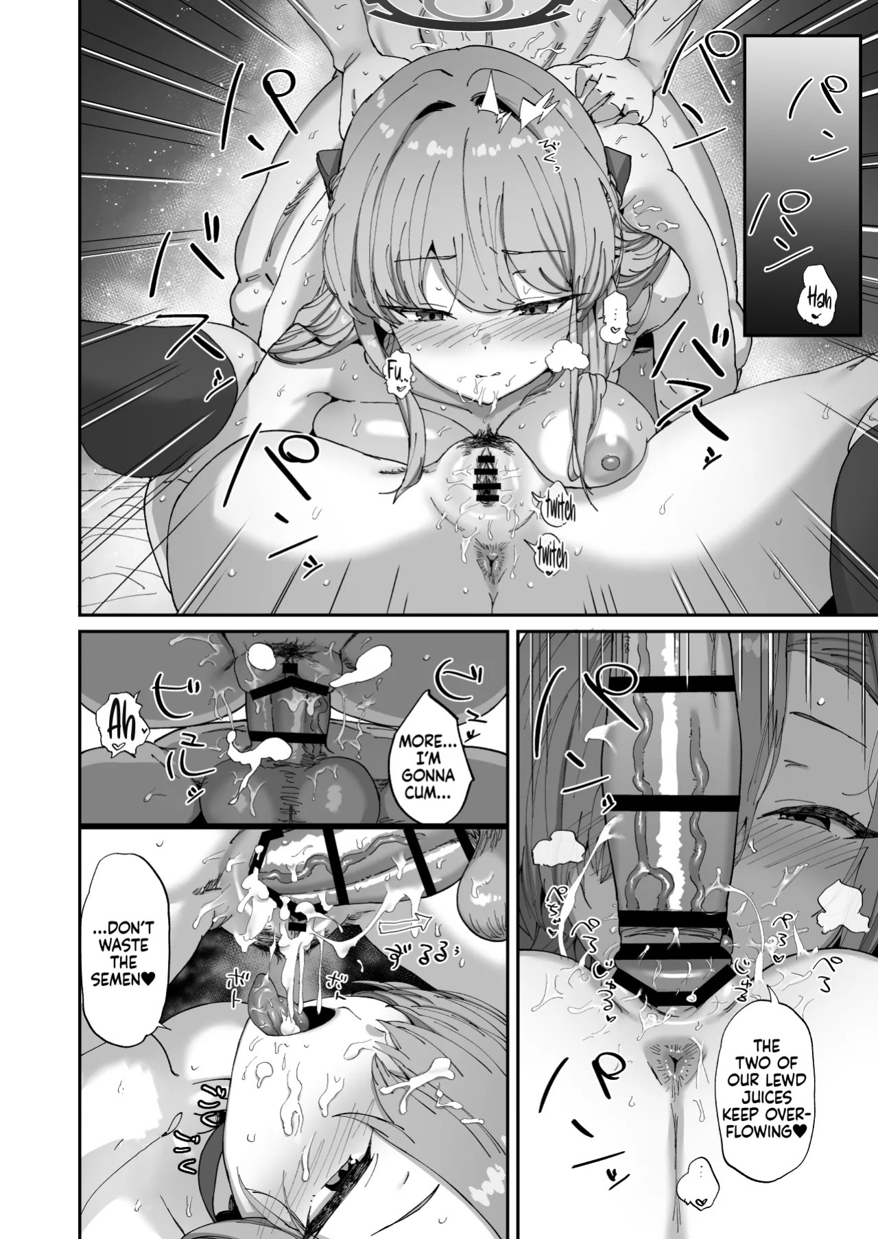 [Hikagemon (Tenpiboshi)] Asuna to Toki to Sex Shinai to Derarenai Heya | A Room You Can’t Leave Without Having Sex with Asuna & Toki (Blue Archive) [English] [DKKMD Translations] [Digital]