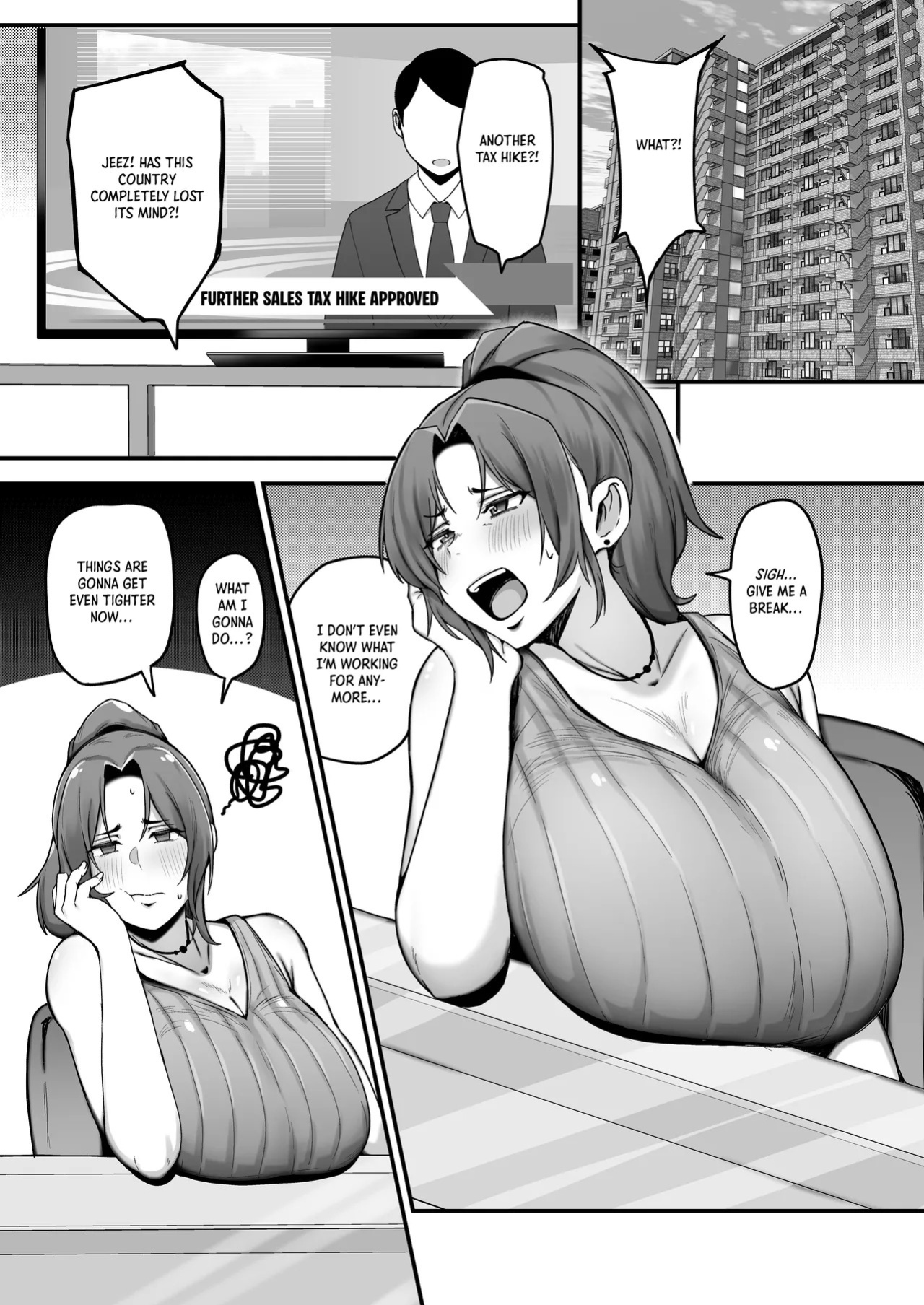 [Fujinoe Honpo (Fujinoe13B)] Single Mother Aoki-san no Kakeijutsu｜Single Mother Aoki-san's Budgeting Hacks [English] [Crystallized] [Digital]