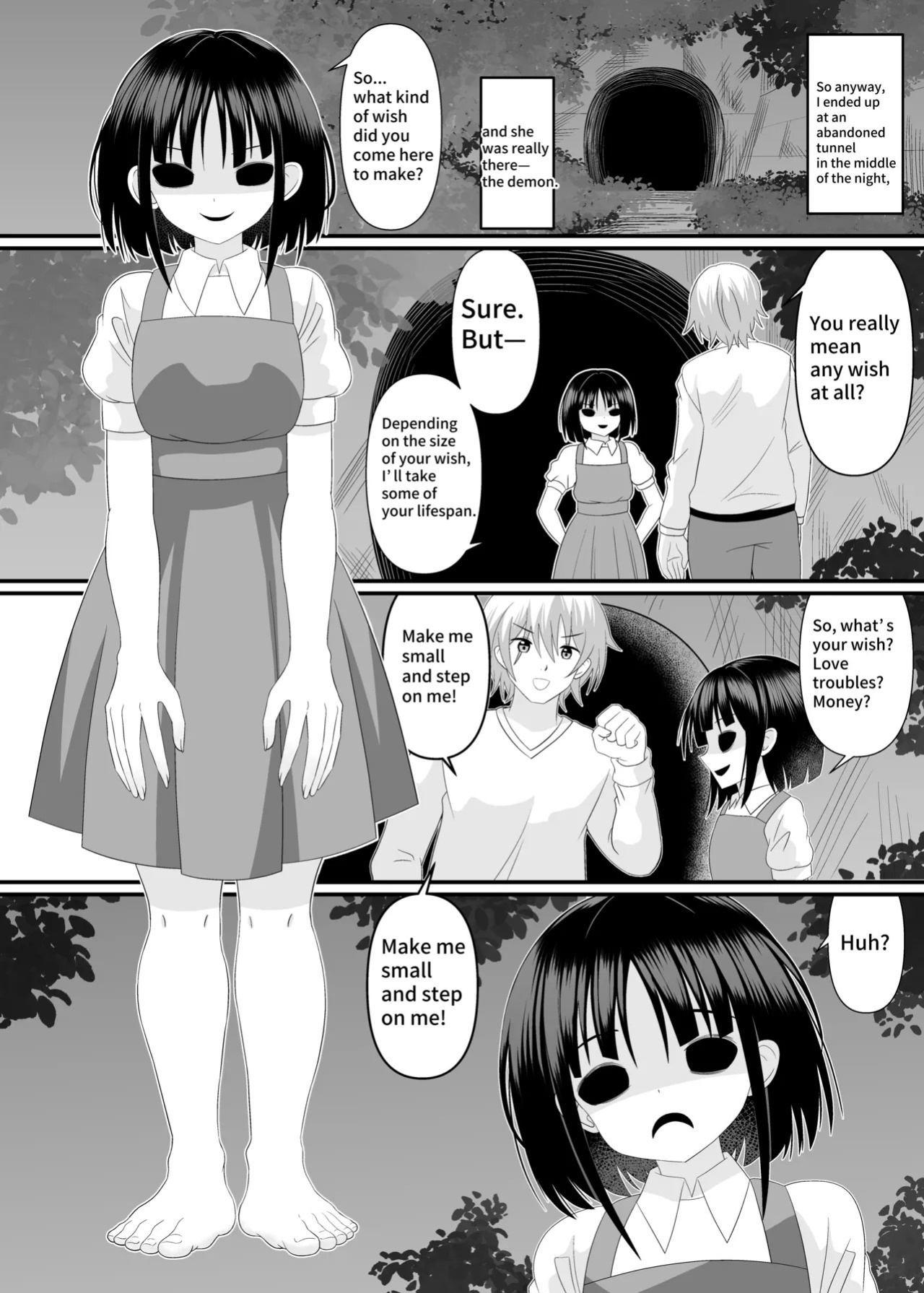 I want to be stepped on by a yokai girl
