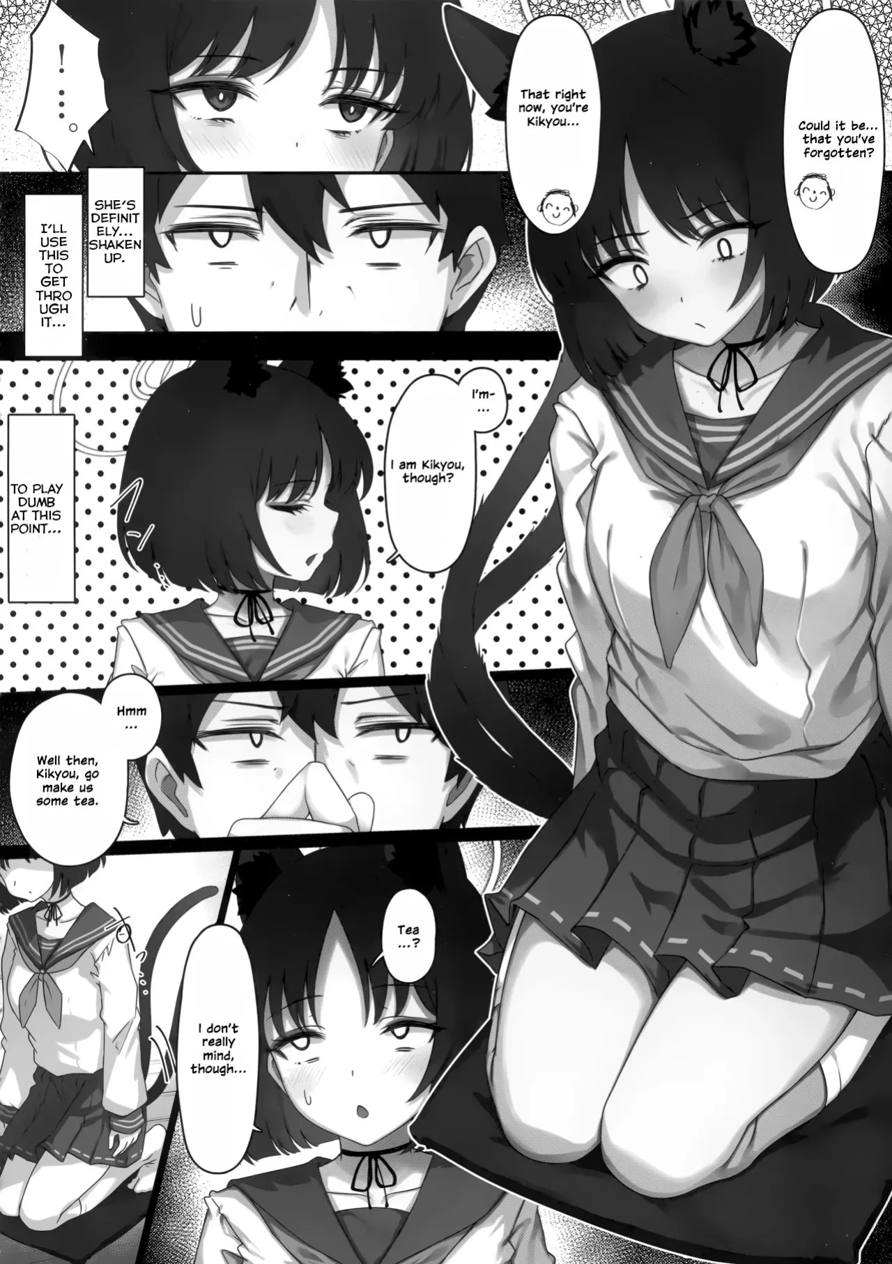 (C107) [Yoneya (hyouta)] Kikyou to Kazusa ga Irekawacchau Hanashi 2 | The Story of Kikyou and Kazusa Swapping Places, Part 2 (Blue Archive) [English] [Winggxrd]