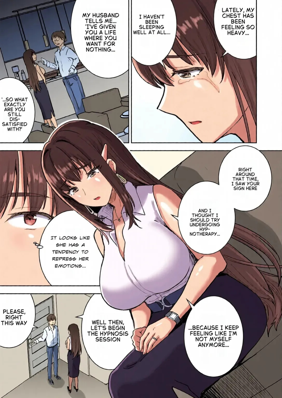[Otabe Dynamites (Otabe Sakura)] Seiso Celeb na Hitozuma no Honshou o Saimin de Mezame Sasete Mitara Hametsu Ganbou Mochi no Inran Bitch Datta | When I used hypnosis to awaken the true nature of a chaste, upper-class housewife...She turned out to be a sel