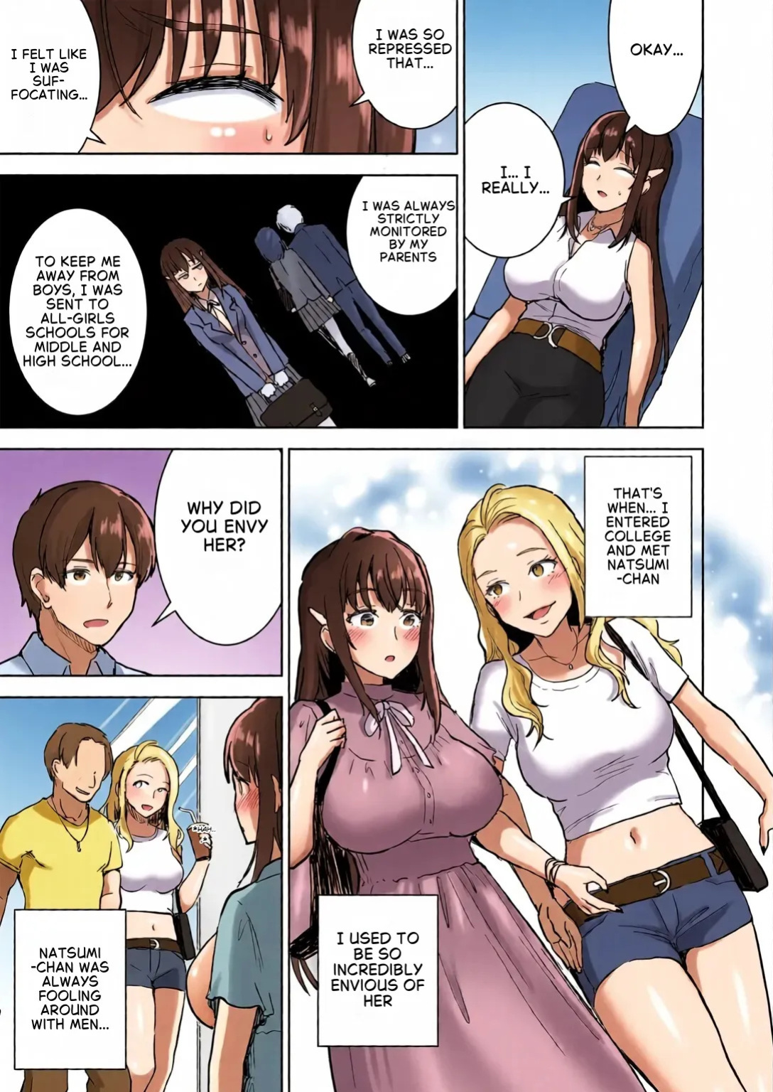 [Otabe Dynamites (Otabe Sakura)] Seiso Celeb na Hitozuma no Honshou o Saimin de Mezame Sasete Mitara Hametsu Ganbou Mochi no Inran Bitch Datta | When I used hypnosis to awaken the true nature of a chaste, upper-class housewife...She turned out to be a sel