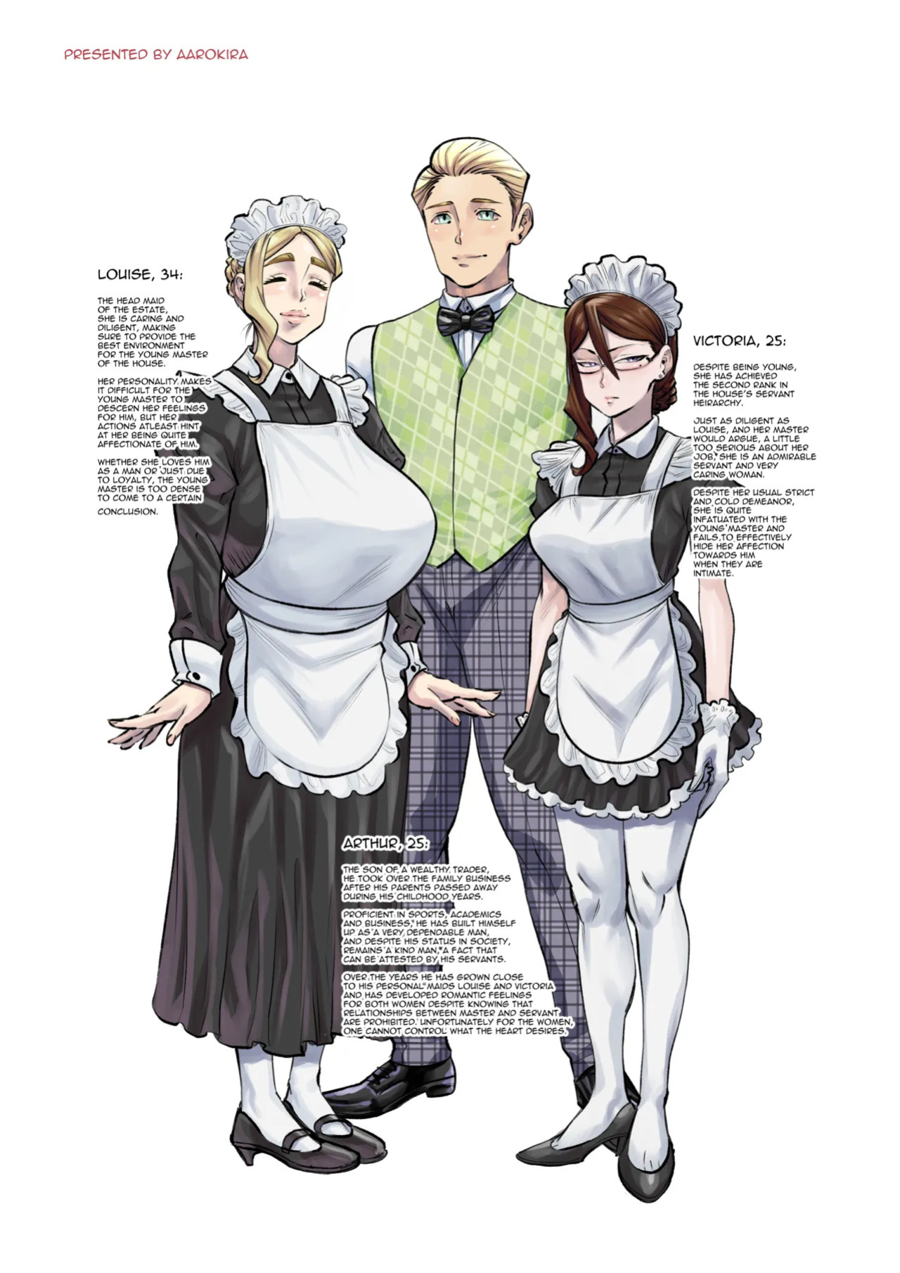 [Aarokira] Maid for Pleasure (+extras)