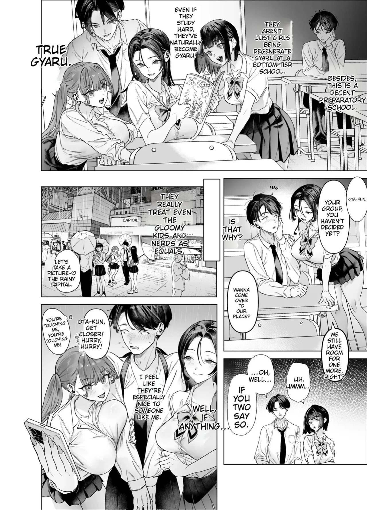 [Aomizuan (Ohkami Ryosuke)] Shitate ni wa Denai kedo Chinko ni wa Yowai Gyaru-chan to Kyokon Otaku! | A gal who doesn't act submissive but is weak for a big cock, and a huge-dicked otaku. [English]