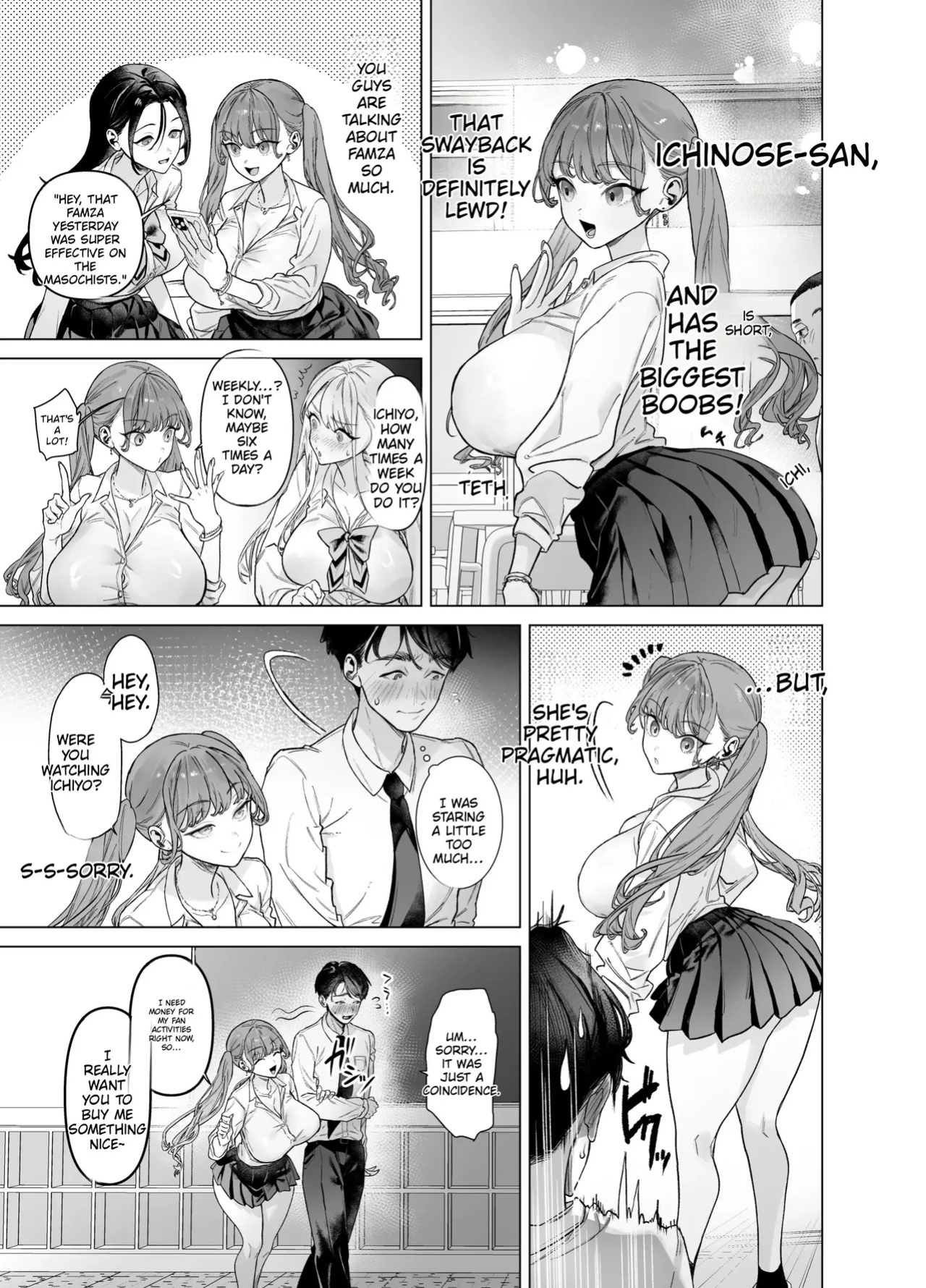 [Aomizuan (Ohkami Ryosuke)] Shitate ni wa Denai kedo Chinko ni wa Yowai Gyaru-chan to Kyokon Otaku! | A gal who doesn't act submissive but is weak for a big cock, and a huge-dicked otaku. [English]