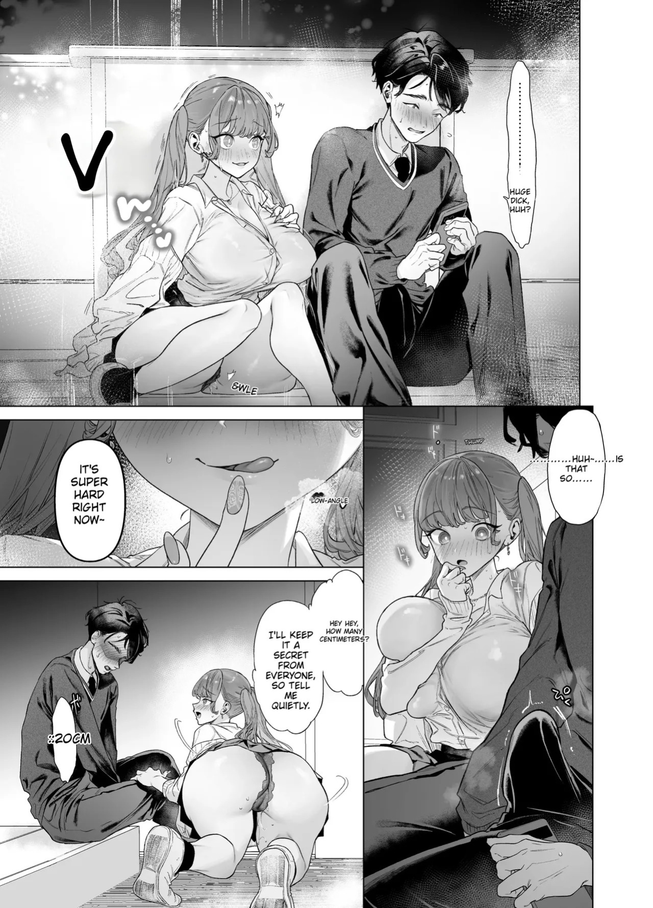 [Aomizuan (Ohkami Ryosuke)] Shitate ni wa Denai kedo Chinko ni wa Yowai Gyaru-chan to Kyokon Otaku! | A gal who doesn't act submissive but is weak for a big cock, and a huge-dicked otaku. [English]