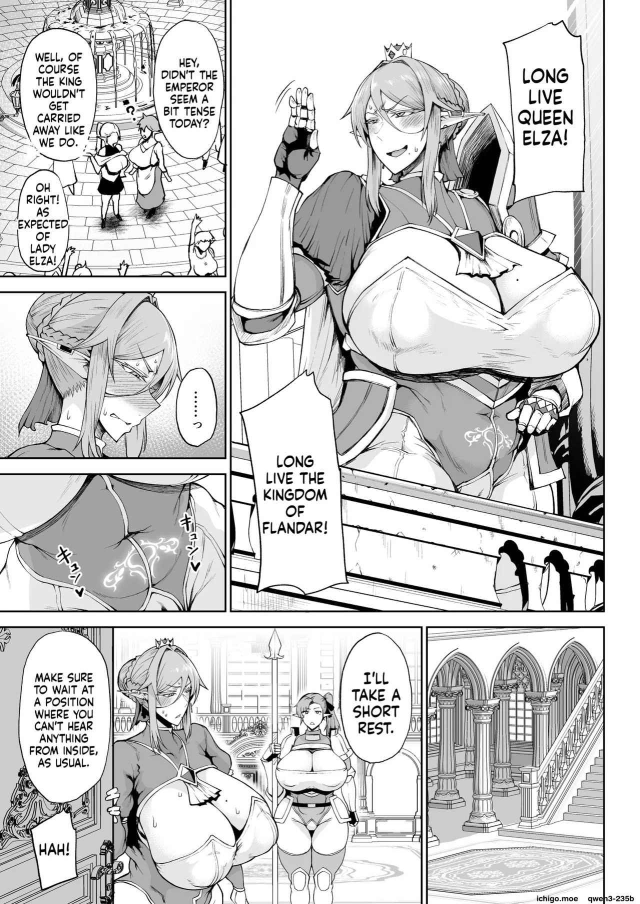 [Tanic Ya (Okutani Tanishi)] Ouken Sandatsu II - Royal Power Usurpation ~Ochinpo Ippon de Oukoku Houkai Oukyuu wa Chinpo no Yuenchi~ [English] [Digital]