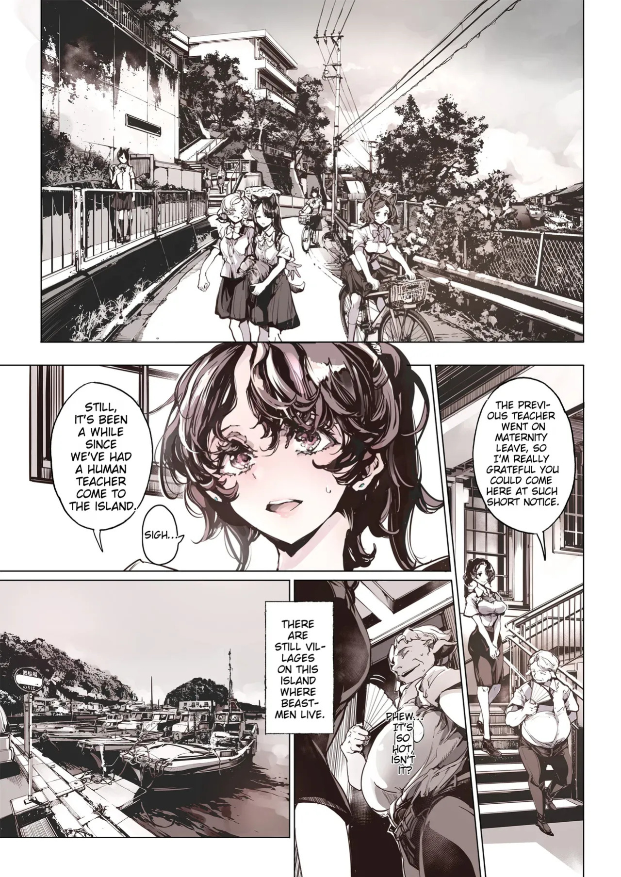 [The Eternal Organ from 70's Generation (Ohagi-san)] Lycanthropos no Seijijou 2 - Lycanthropos's Sex Life 2 [Digital] [MTL]