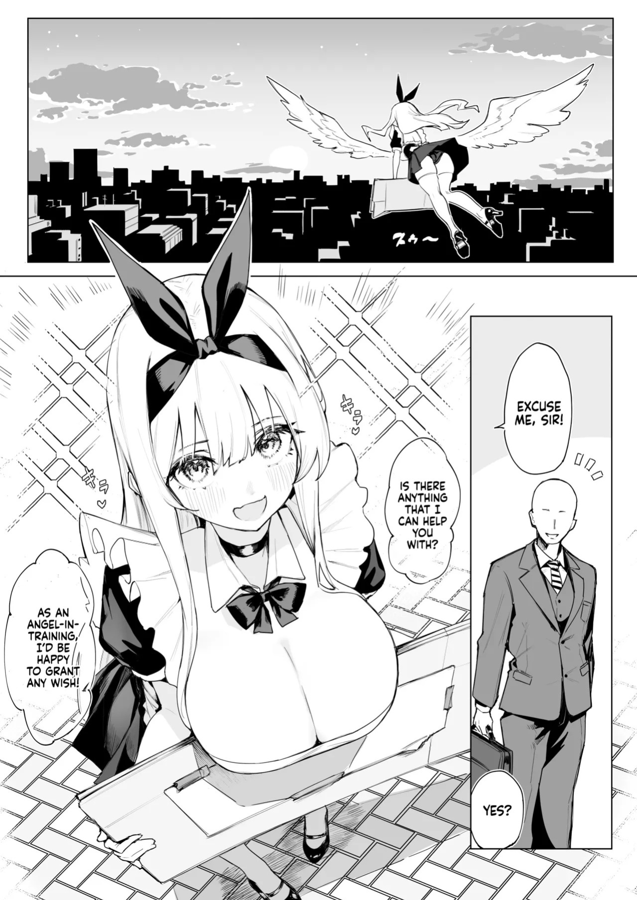 [ma_shika (A_shika)] Tenshi Hirotta kara Haramaseru ~Ojii-san Senyou Botebara Onaho ni Naru made no Kiroku~ | I Met an Angel, and then I Knocked Her Up ~A Record of Becoming Oji-san’s Personal Preggo Belly Onahole~ [English] [Xzosk]