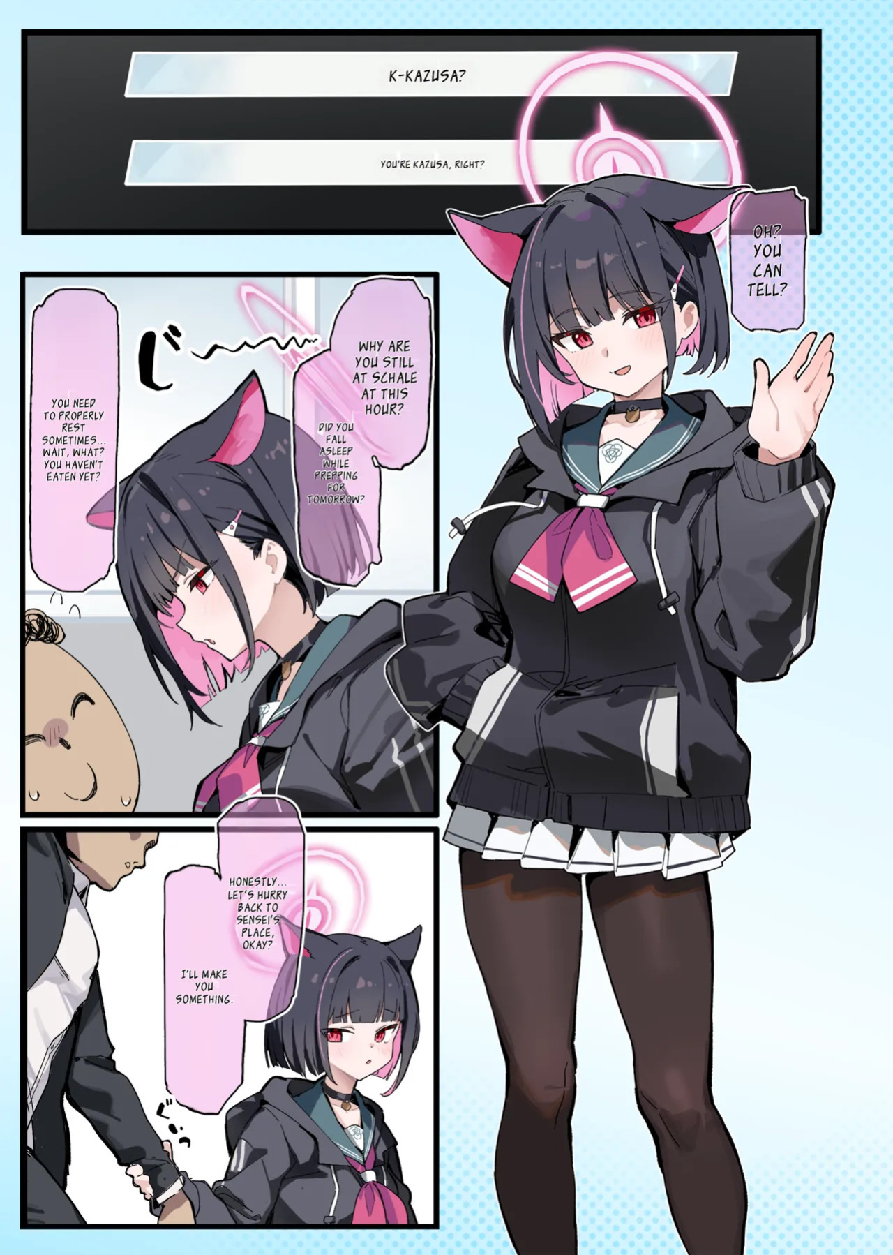 [Mikeneko (simao)] Sensei, Konshuu mo Otsukaresama, desu - Sensei, Thank You For Your Hard Work This Week. (Blue Archive) [English] [Digital]