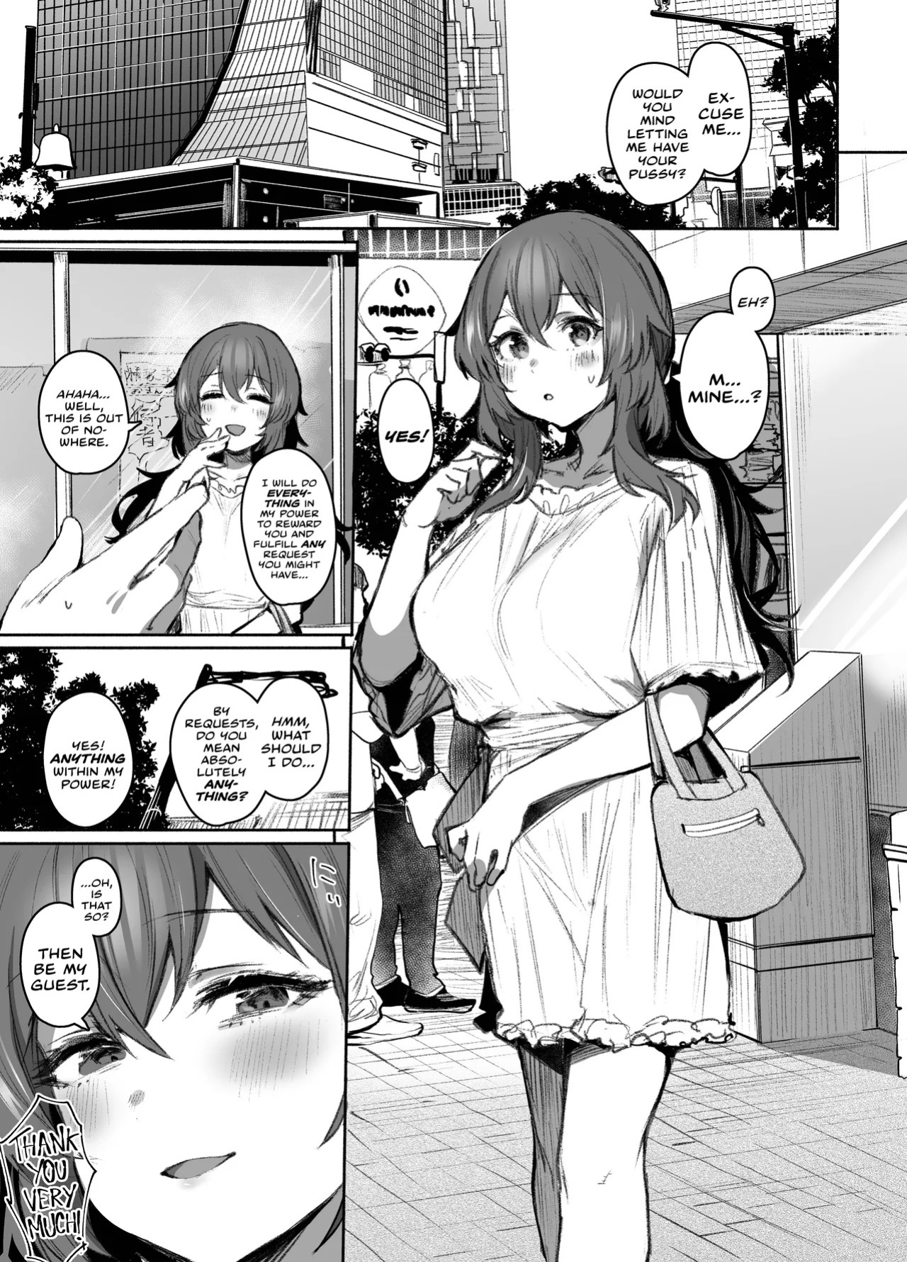 [Rev3 (Monchan Rev3)] Omanko Yoroshii desu ka? | Excuse Me, May I Have Your Pussy? [English] [Castle TL] [Decensored]
