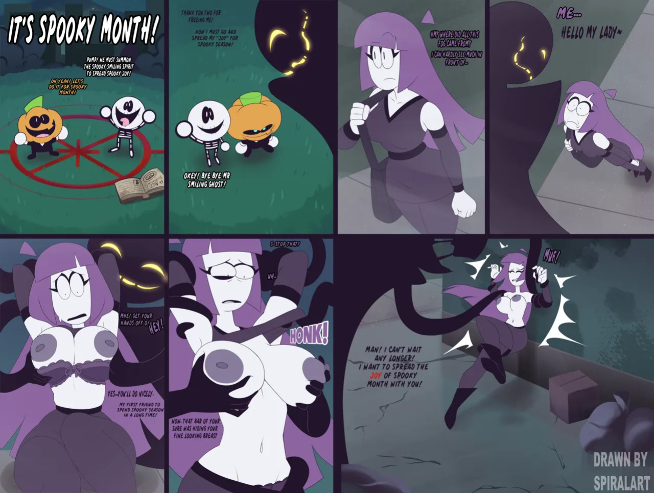 [Spiralart] Lila (Spooky Month)