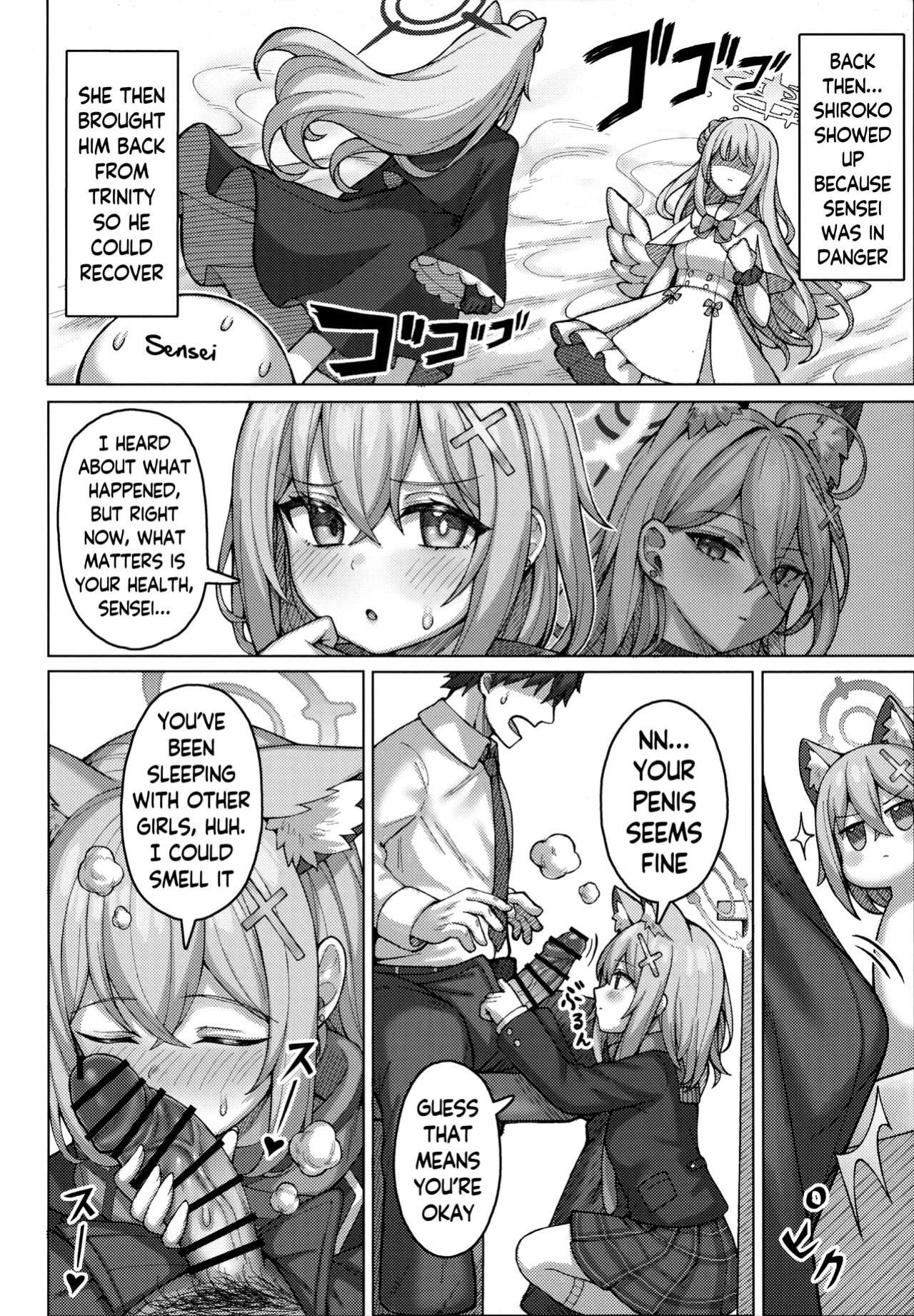 (C105) [Usagi-ya (Togami)] Nn, Haramasete (Blue Archive) [English]