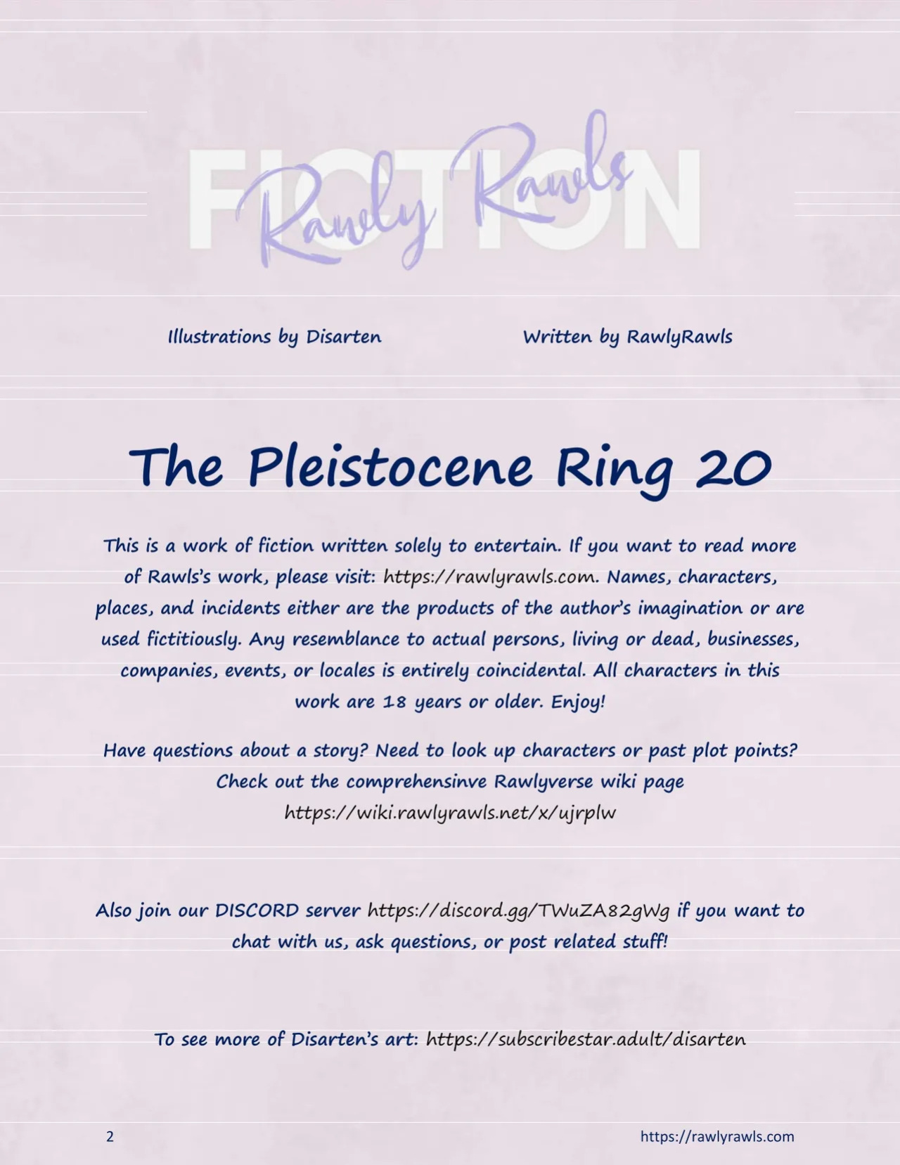 [Disarten and RawlyRawls] The Pleistocene Ring 20