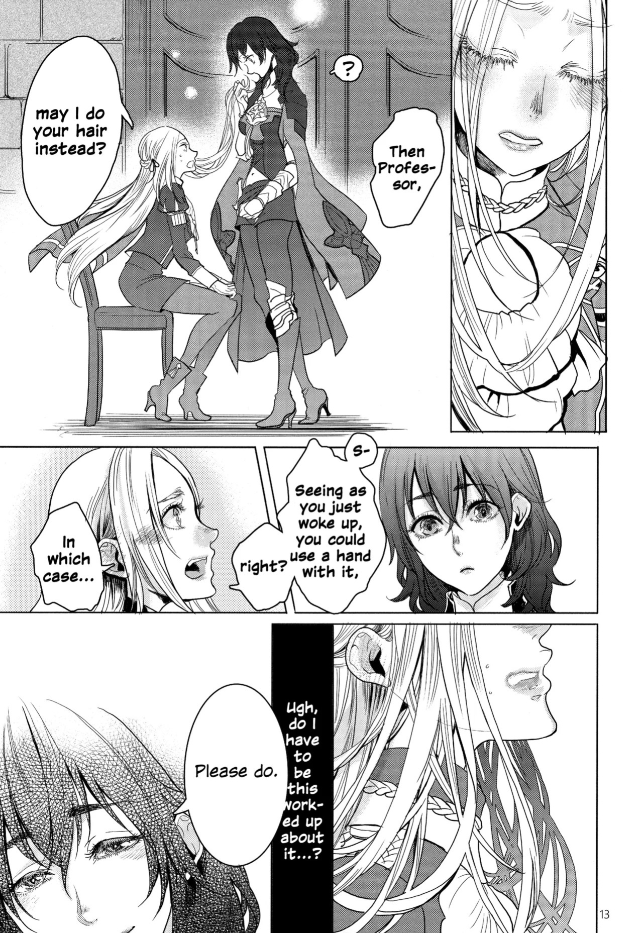 (Kokuin no Hokori 9) [Zero Dollars Junk (Masaki Kazuyoshi)] IPU - Invisible Pink Unicorn (Fire Emblem: Three Houses) [English]