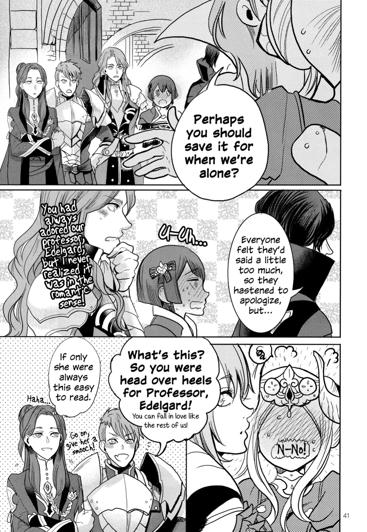 (Kokuin no Hokori 9) [Zero Dollars Junk (Masaki Kazuyoshi)] IPU - Invisible Pink Unicorn (Fire Emblem: Three Houses) [English]