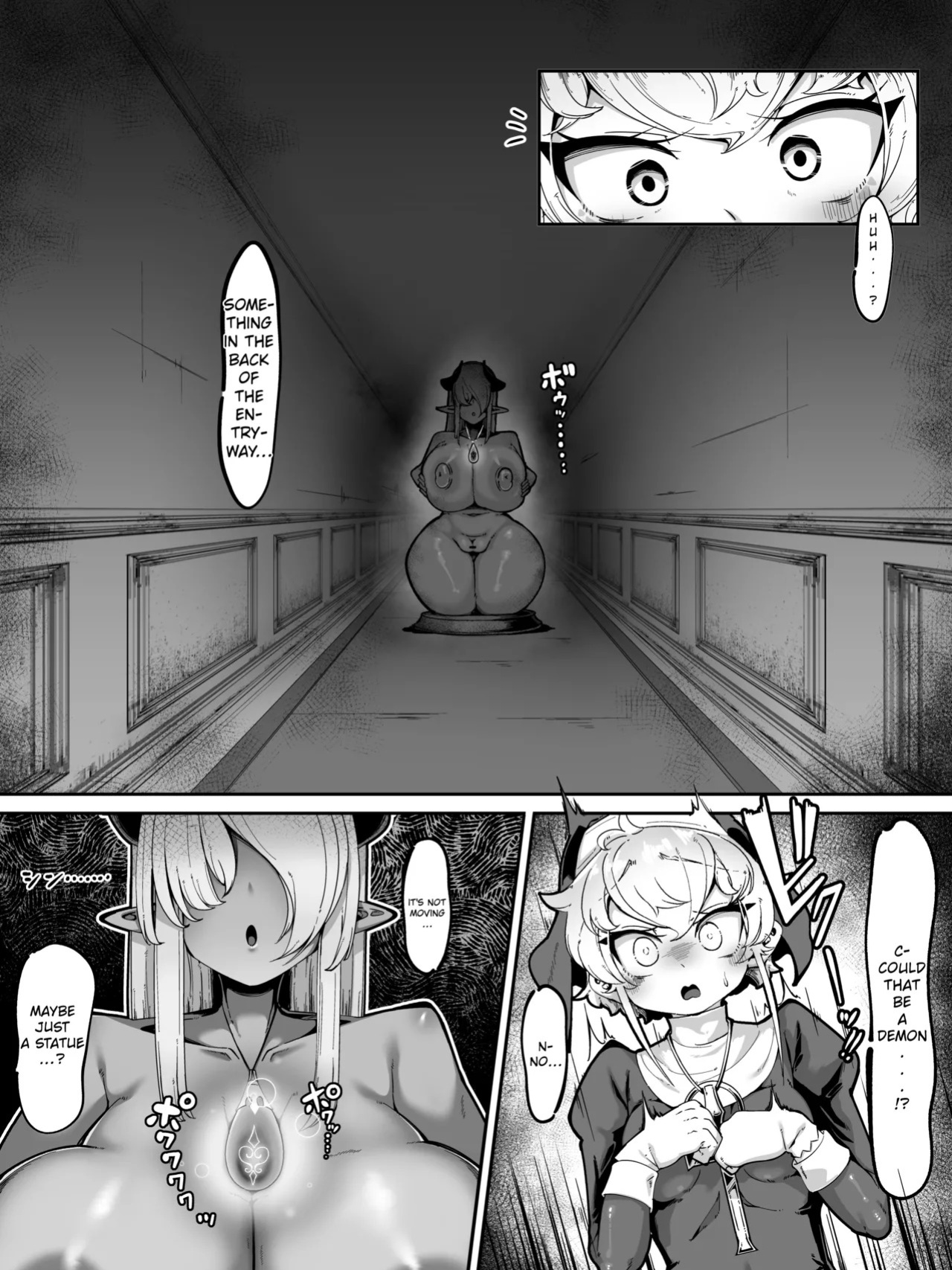 [L Buffer] Futanari Sister ga Inma no Wana ni Kakatte Sakusei Sareru Manga | The Story of a Futa Nun Getting Caught in a Succubus's Trap and Drained of Her Semen [English]