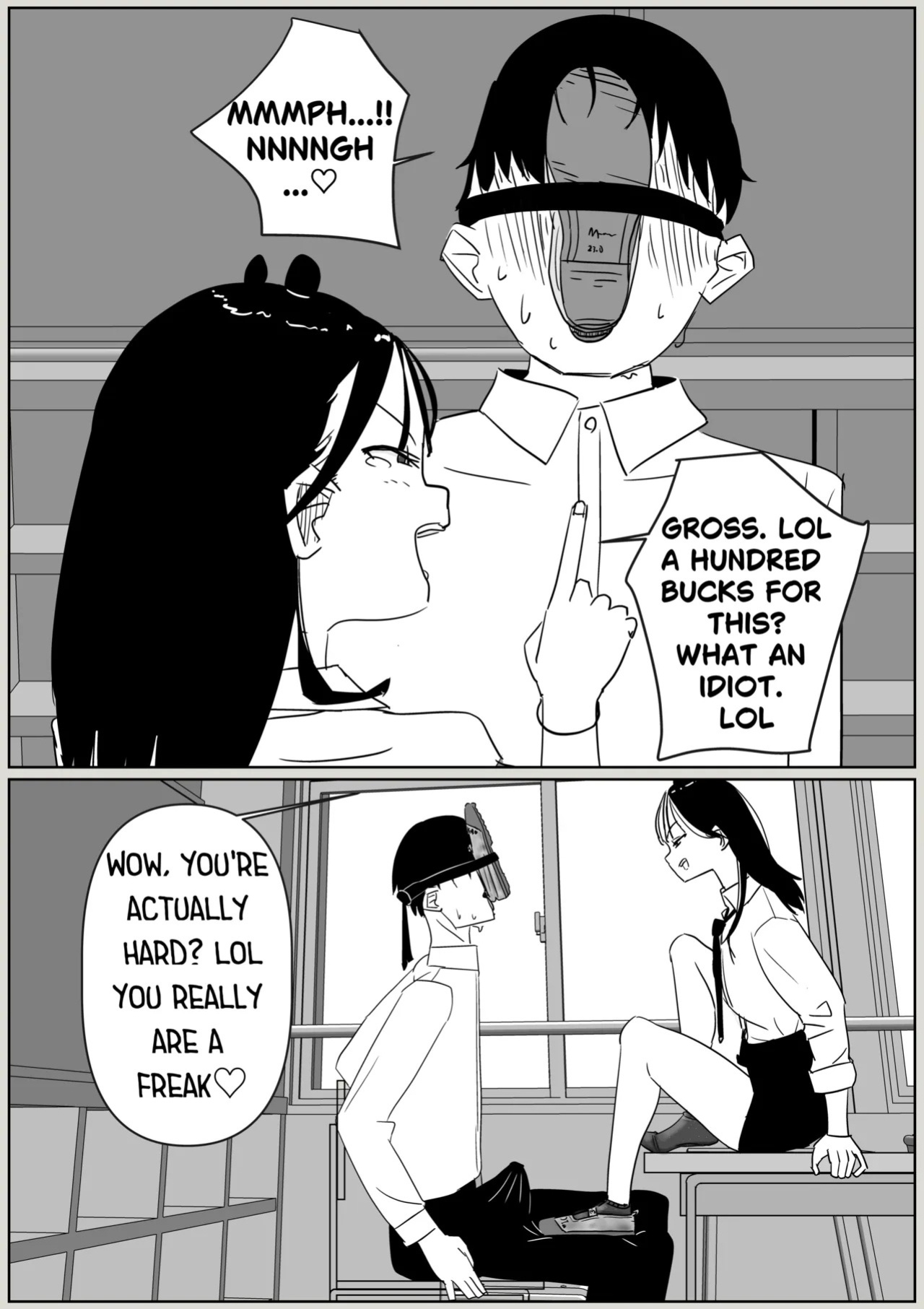 [Sockshop / ヤバい靴下屋さん] Forced to Buy Classmate's Stinky Socks