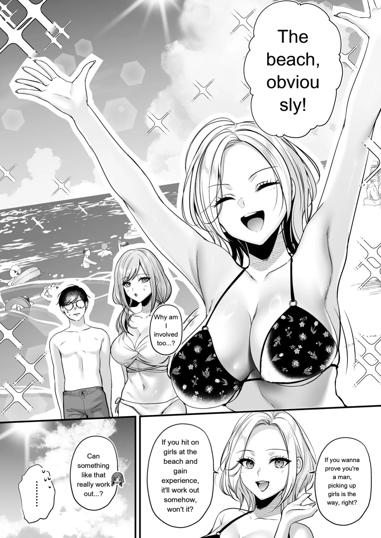 [Minamihamaya (Yoriko Minamihama)] Breeding License: The “Picking Up Girls on the Beach and Having Wild Sex” Edition [English] [MTL] [Digital]