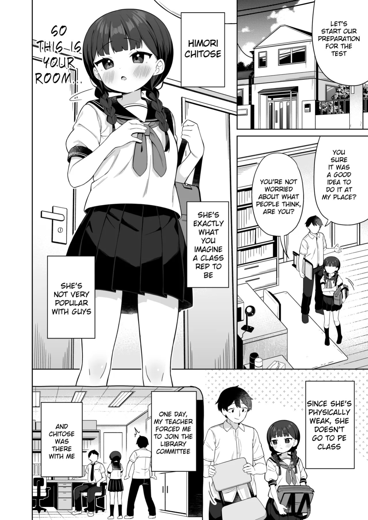 [Mukuton Kyouju to Soratobu Potato. (Gyuuhimochi)] Chinmai Iinchou wa Ore ni dake Himitsu o Misete Kureru [English] [Digital]