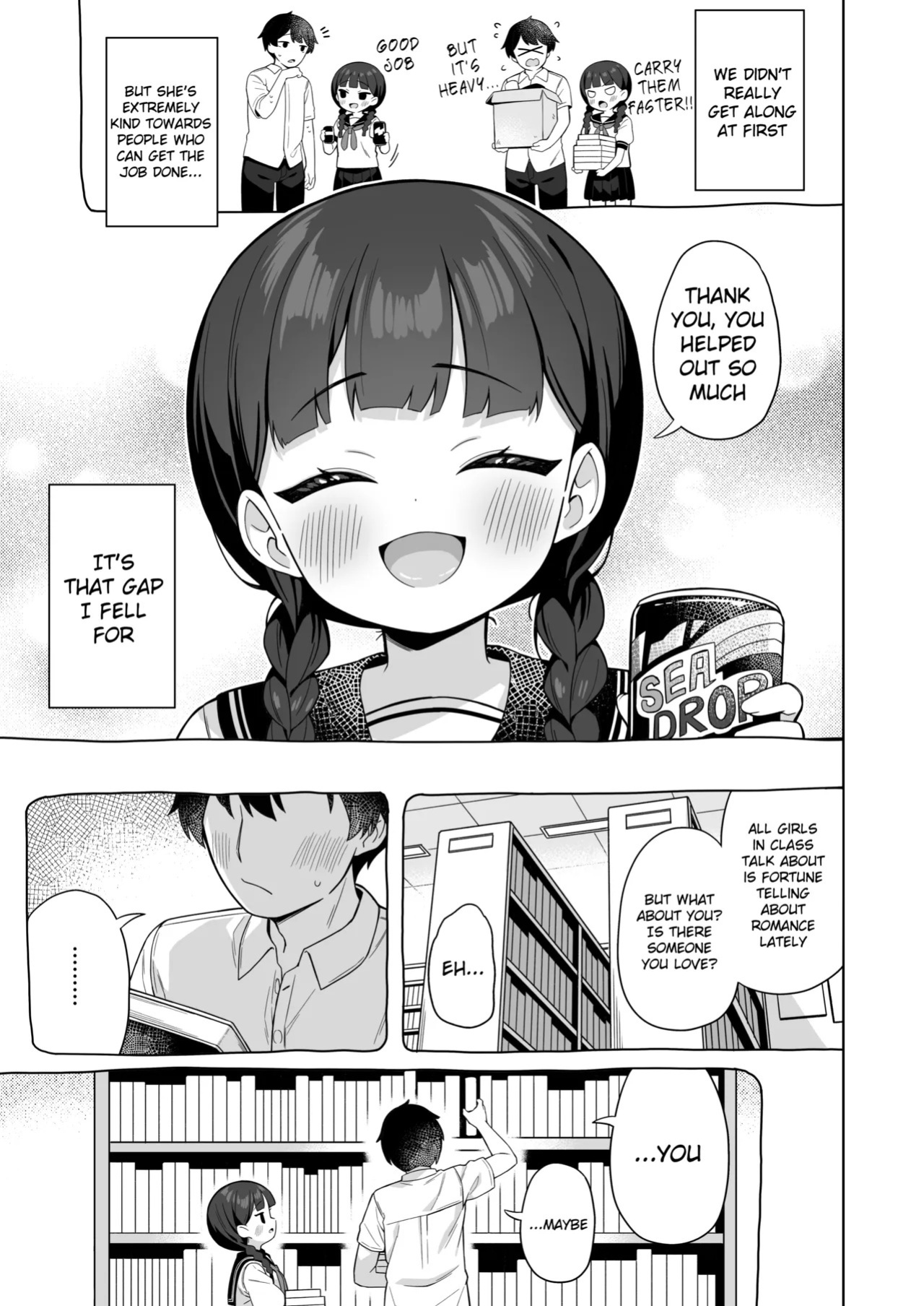 [Mukuton Kyouju to Soratobu Potato. (Gyuuhimochi)] Chinmai Iinchou wa Ore ni dake Himitsu o Misete Kureru [English] [Digital]