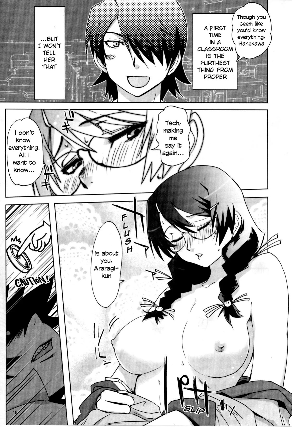 (C78) [Rikudou Juku (Rikudou Koushi)] ROOT HANEKAWA (Bakemonogatari) [English] [vladulenta]