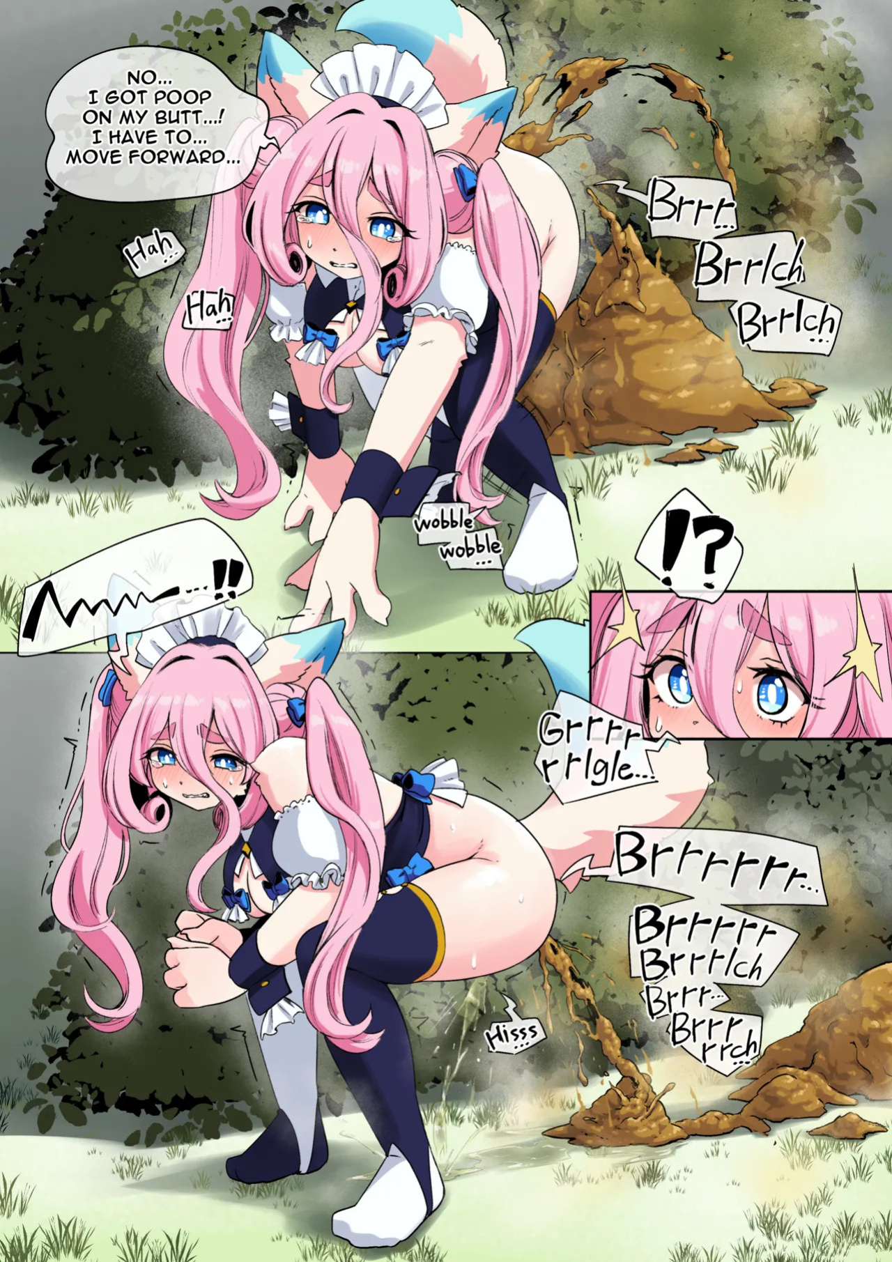 [Unoroute (UnoUsaya)] Taking a Huge Dump in the Woods