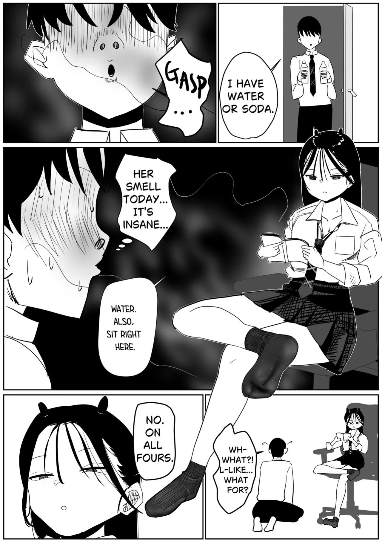 [Sockshop / ヤバい靴下屋さん] Defeated by My Classmate's Sweaty, Stinky Socks