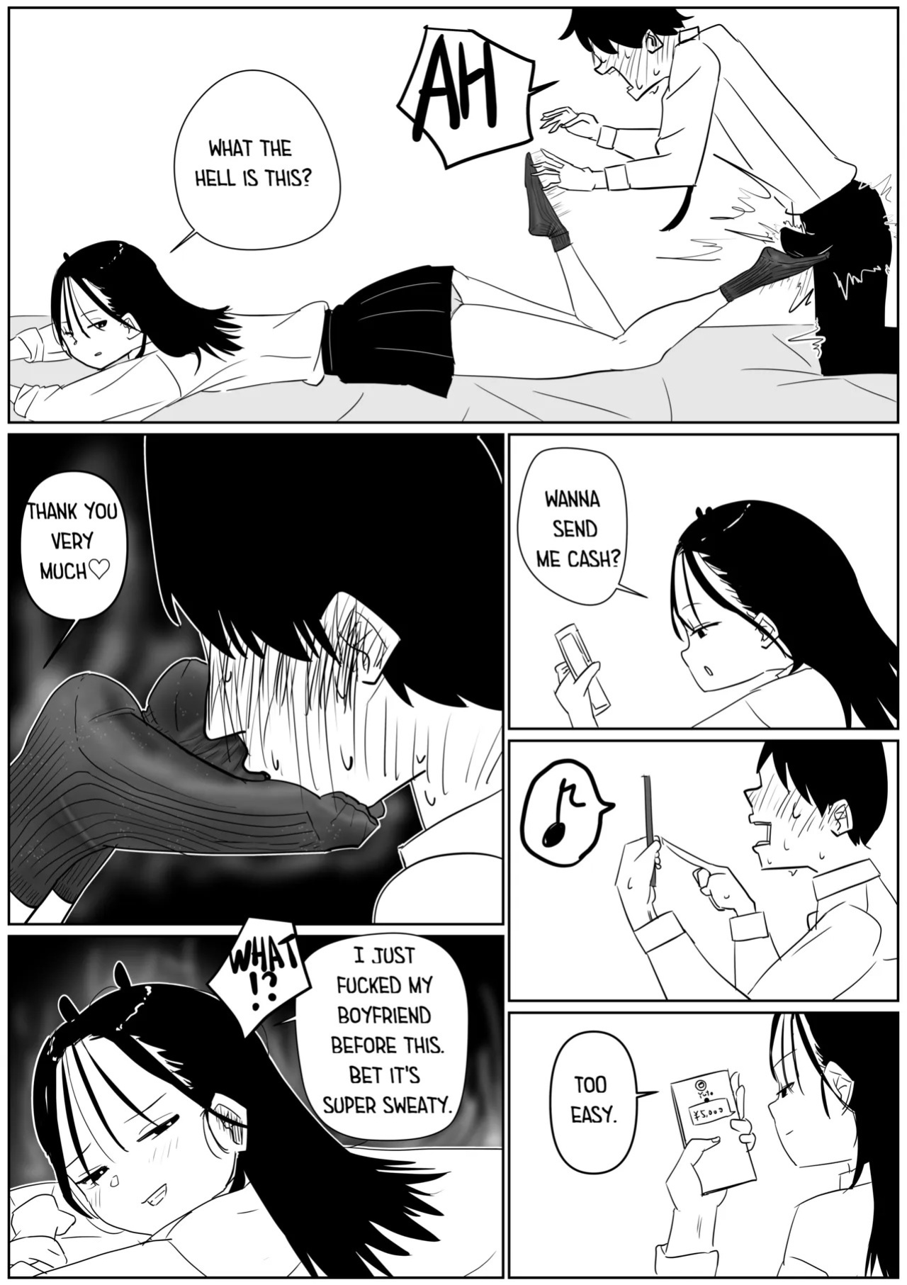 [Sockshop / ヤバい靴下屋さん] Defeated by My Classmate's Sweaty, Stinky Socks