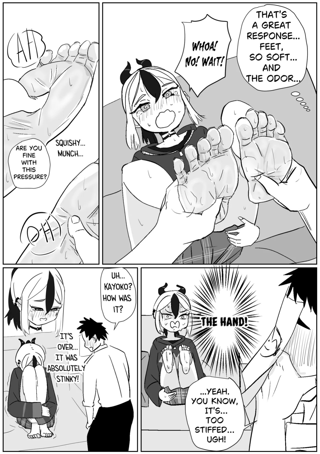 [Sockshop / ヤバい靴下屋さん] Massaging Kayoko's After-mission Stinky Feet